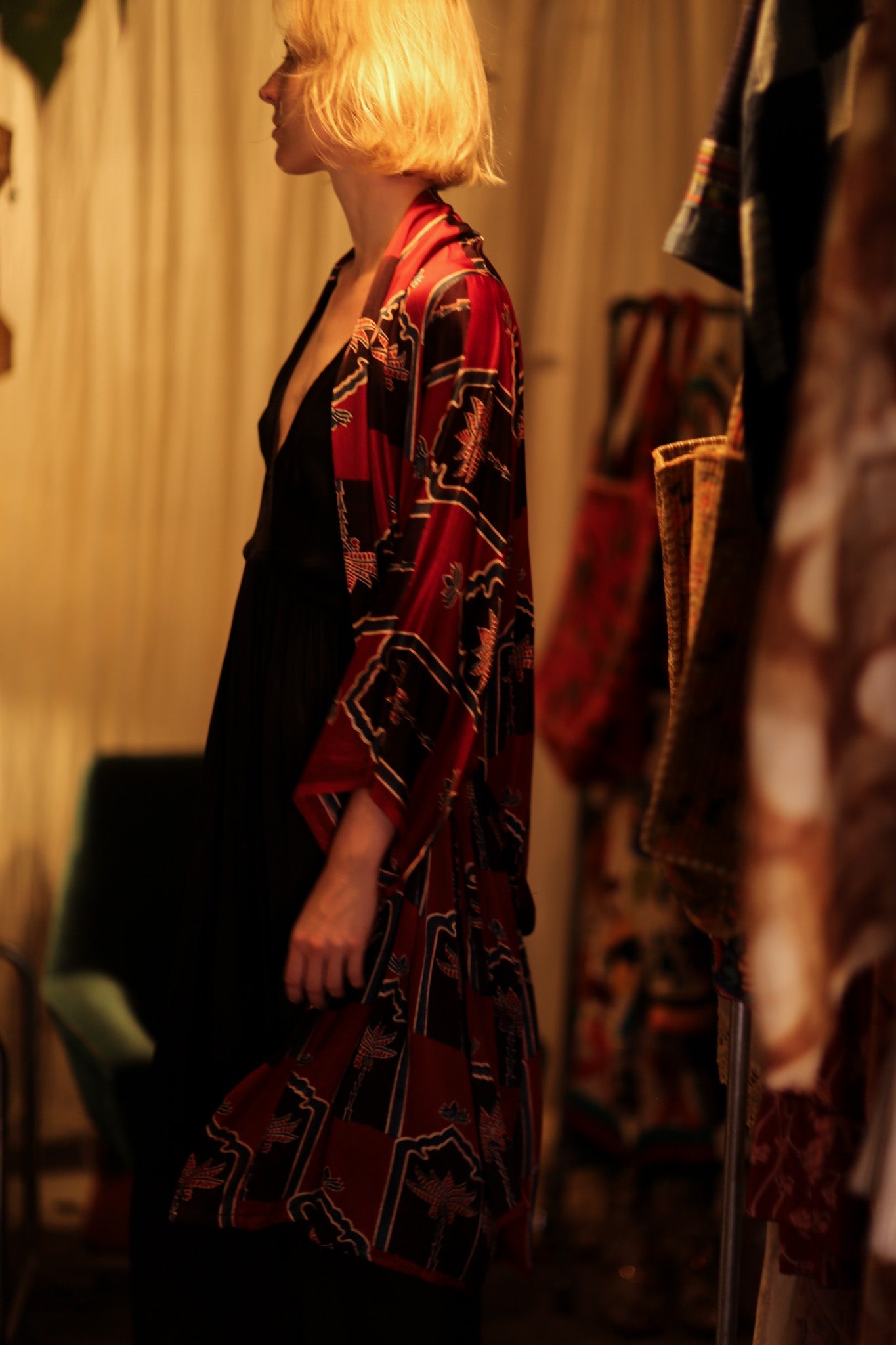 SILK KIMONO ARABIA - BANGKOK TAILOR CLOTHING STORE - HANDMADE CLOTHING