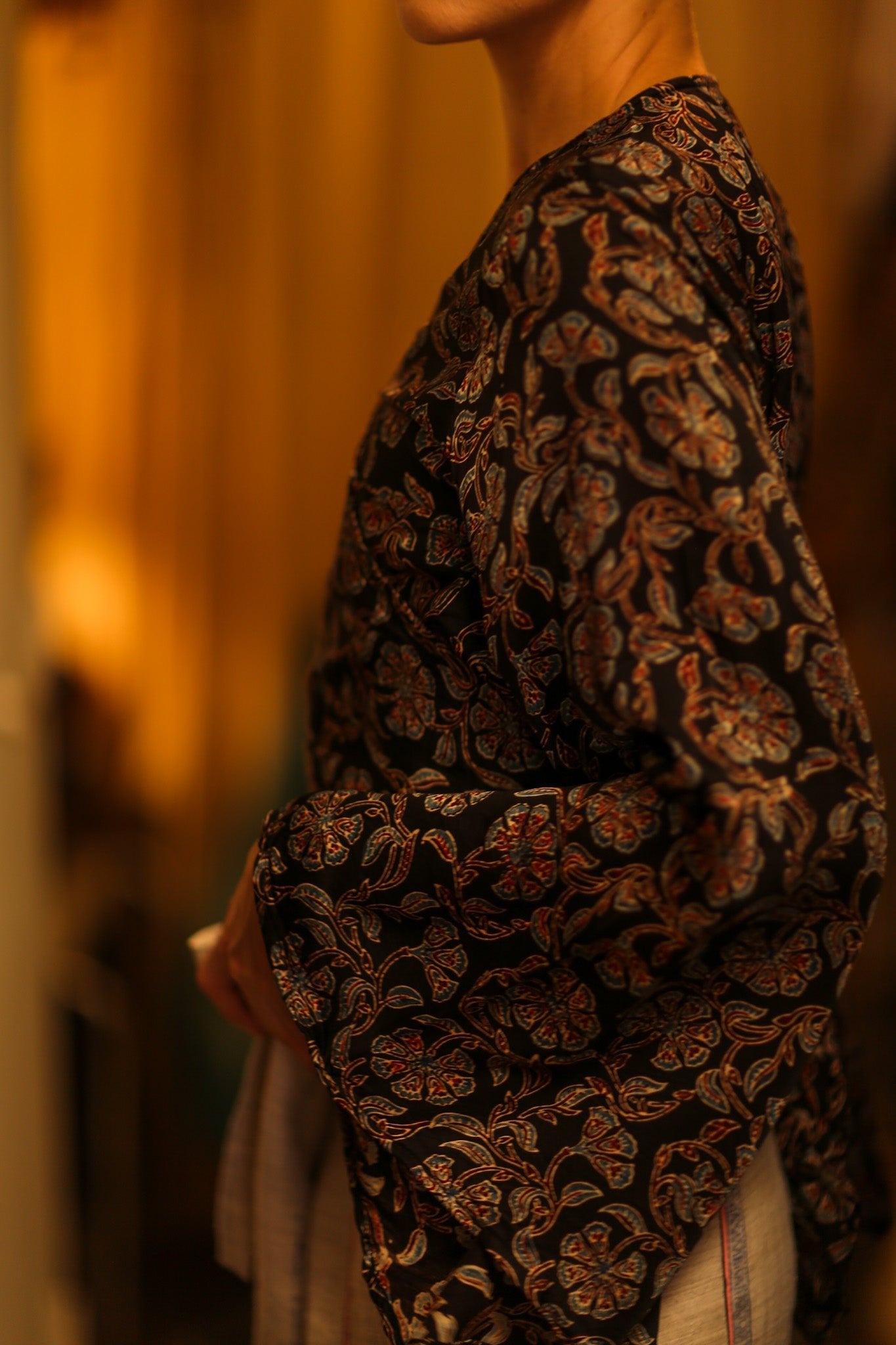 SILK WRAP TOP AURELIA VAVA - BANGKOK TAILOR CLOTHING STORE - HANDMADE CLOTHING