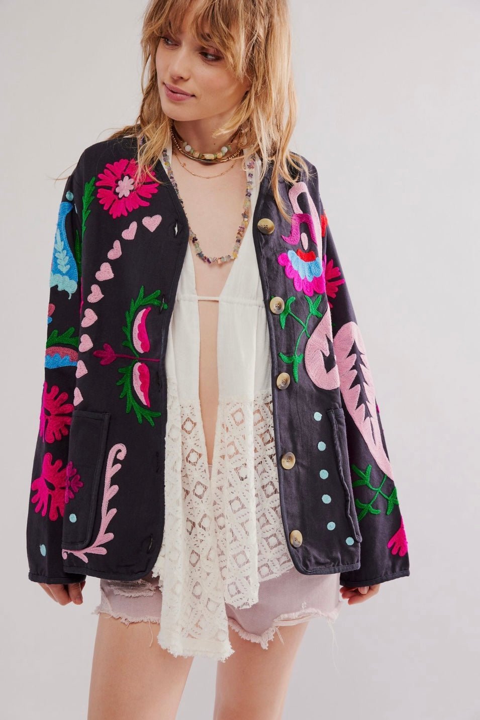 SUZANI JACKET JASMIN - BANGKOK TAILOR CLOTHING STORE - HANDMADE CLOTHING