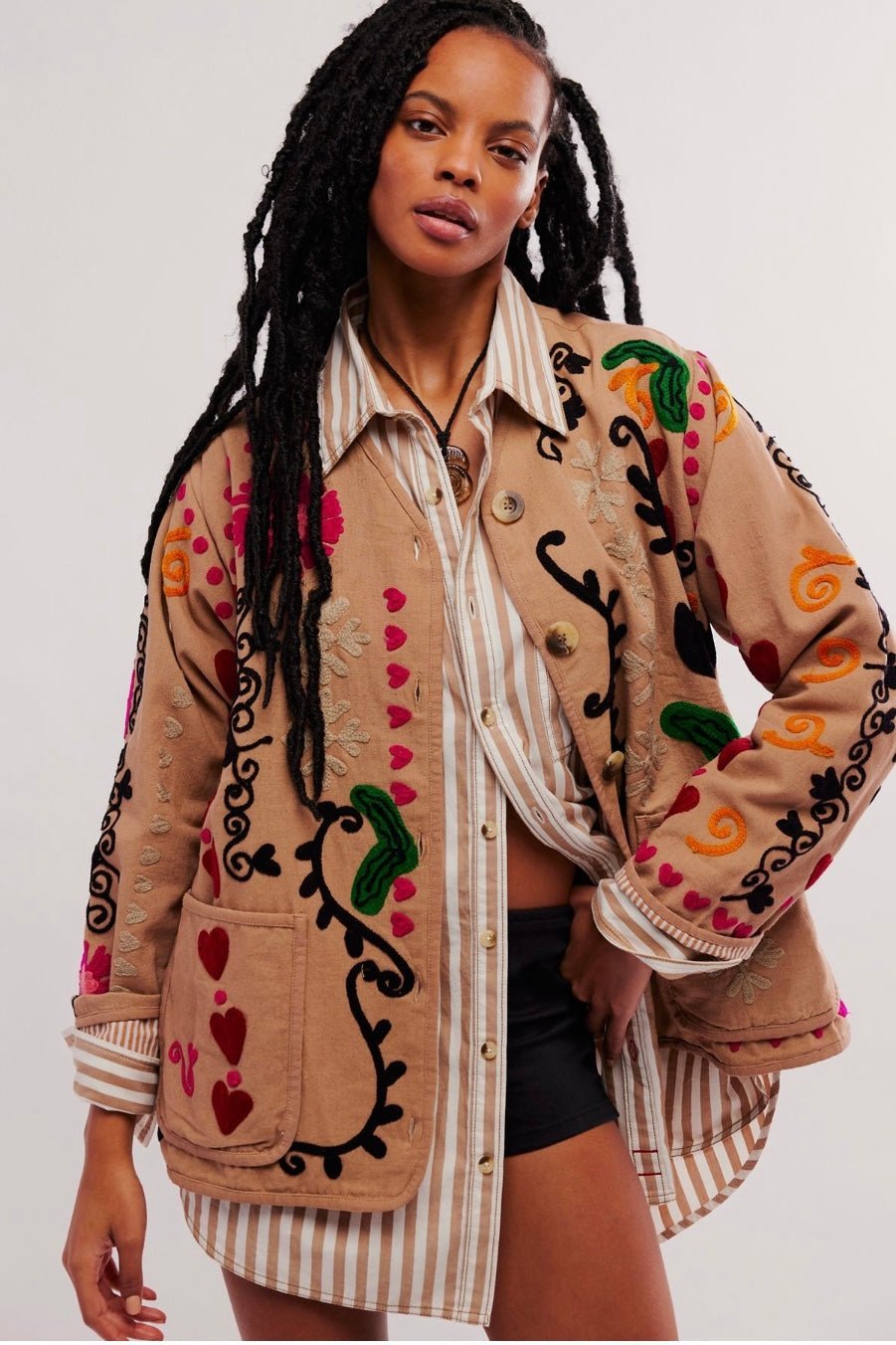 SUZANI JACKET JASMIN - BANGKOK TAILOR CLOTHING STORE - HANDMADE CLOTHING