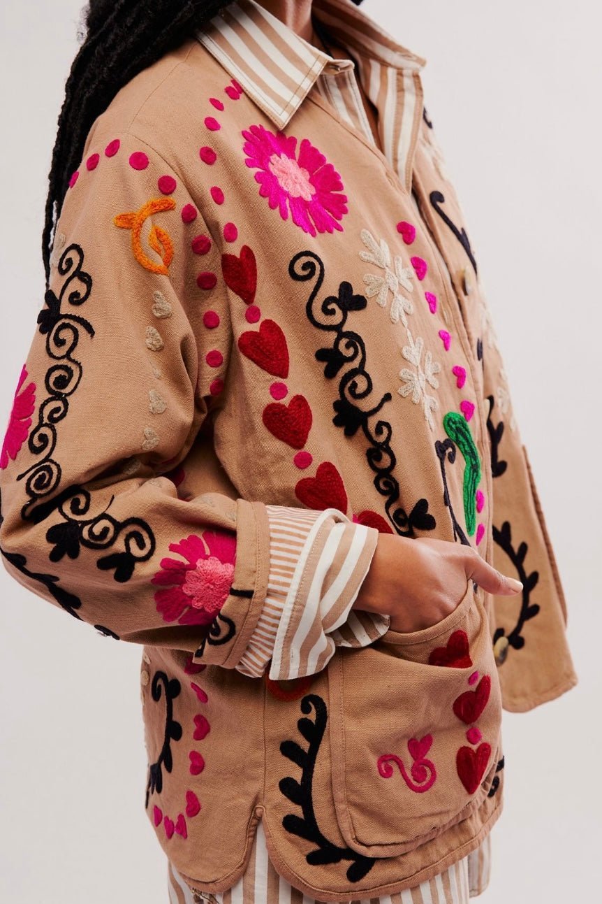 SUZANI JACKET JASMIN - BANGKOK TAILOR CLOTHING STORE - HANDMADE CLOTHING
