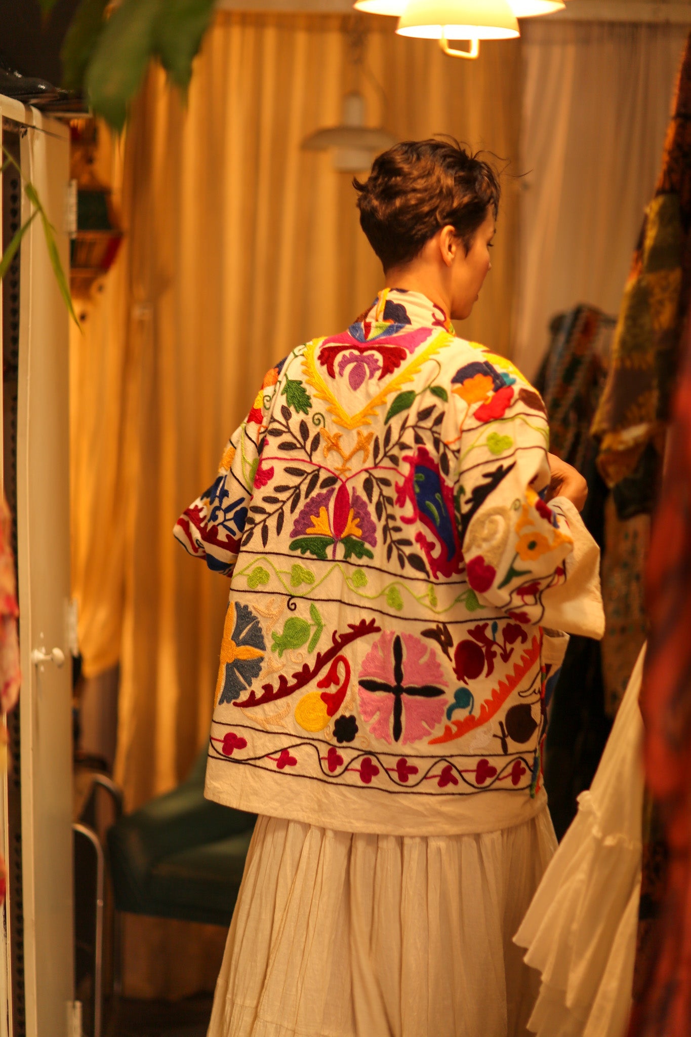 SUZANI KIMONO JACKET MONTY - BANGKOK TAILOR CLOTHING STORE - HANDMADE CLOTHING
