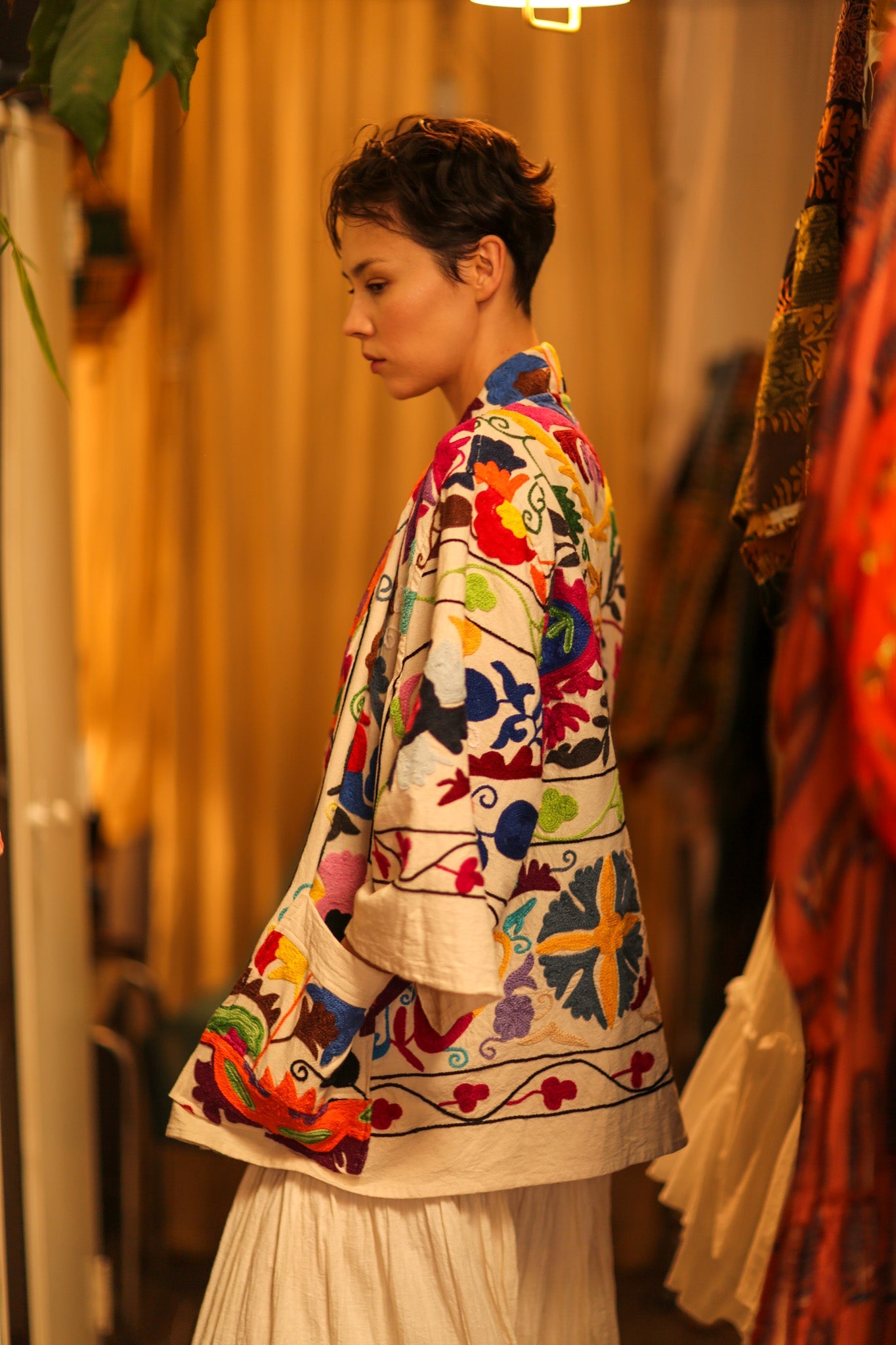 SUZANI KIMONO JACKET MONTY - BANGKOK TAILOR CLOTHING STORE - HANDMADE CLOTHING