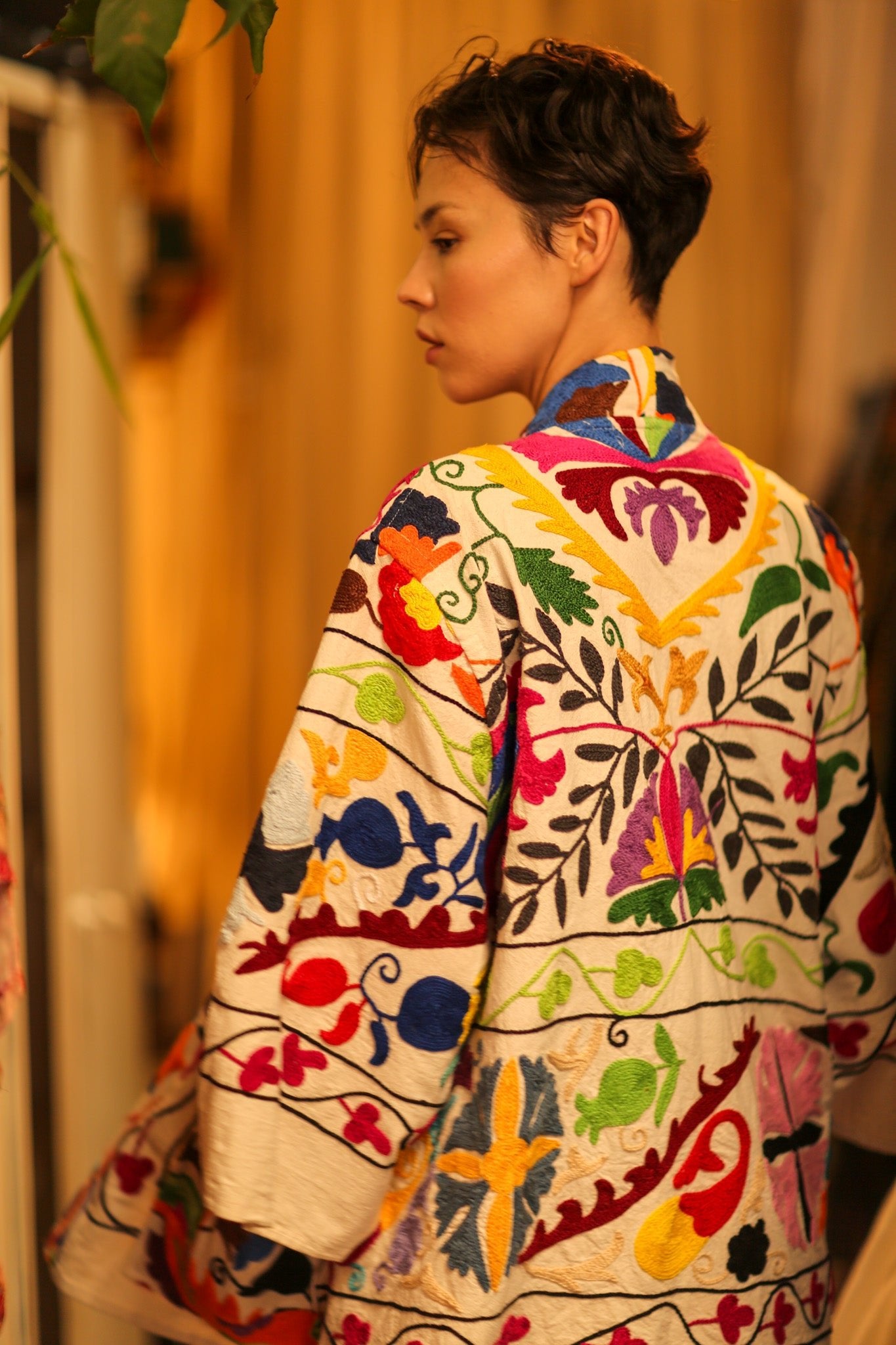 SUZANI KIMONO JACKET MONTY - BANGKOK TAILOR CLOTHING STORE - HANDMADE CLOTHING