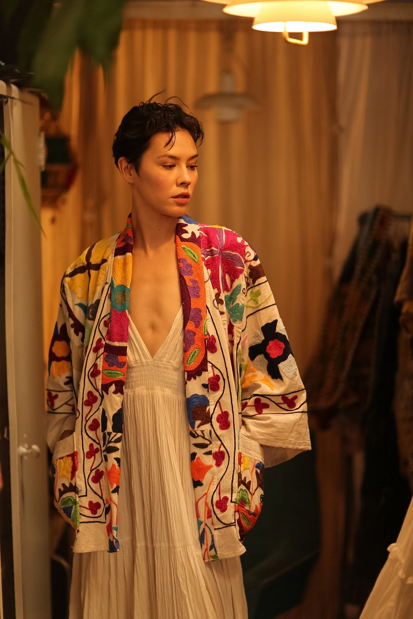 SUZANI KIMONO JACKET MONTY - BANGKOK TAILOR CLOTHING STORE - HANDMADE CLOTHING