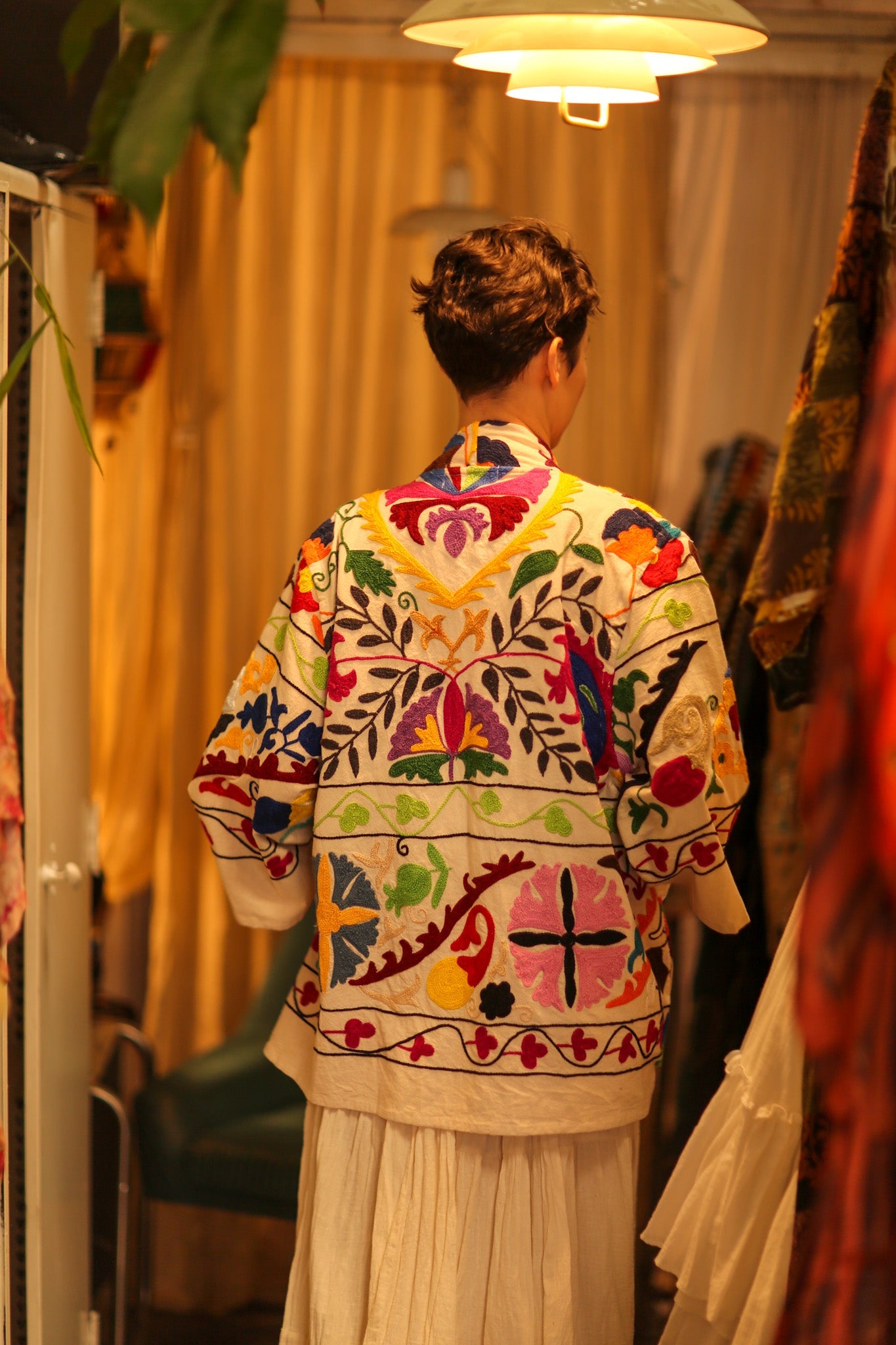 SUZANI KIMONO JACKET MONTY - BANGKOK TAILOR CLOTHING STORE - HANDMADE CLOTHING