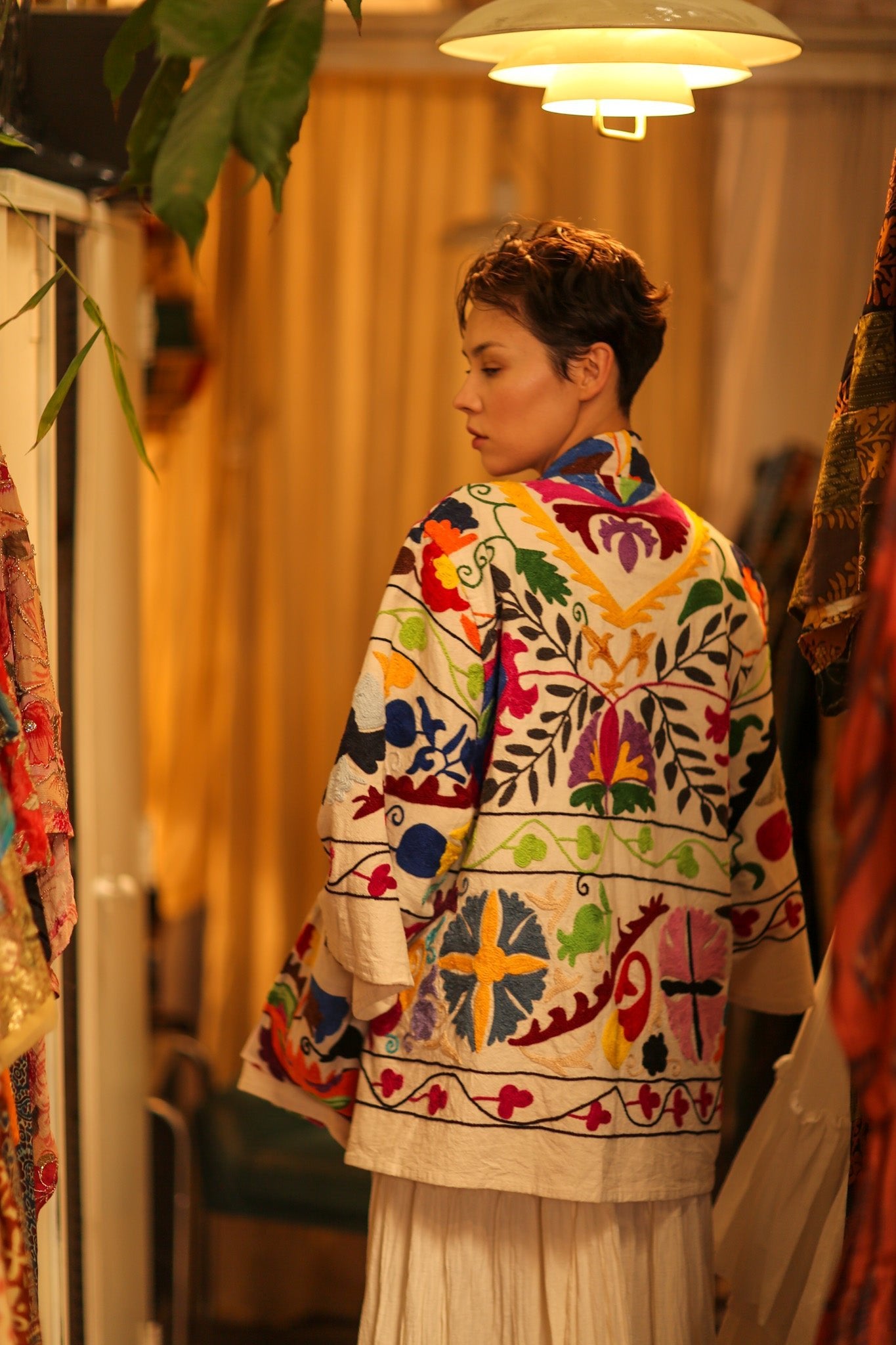 SUZANI KIMONO JACKET MONTY - BANGKOK TAILOR CLOTHING STORE - HANDMADE CLOTHING