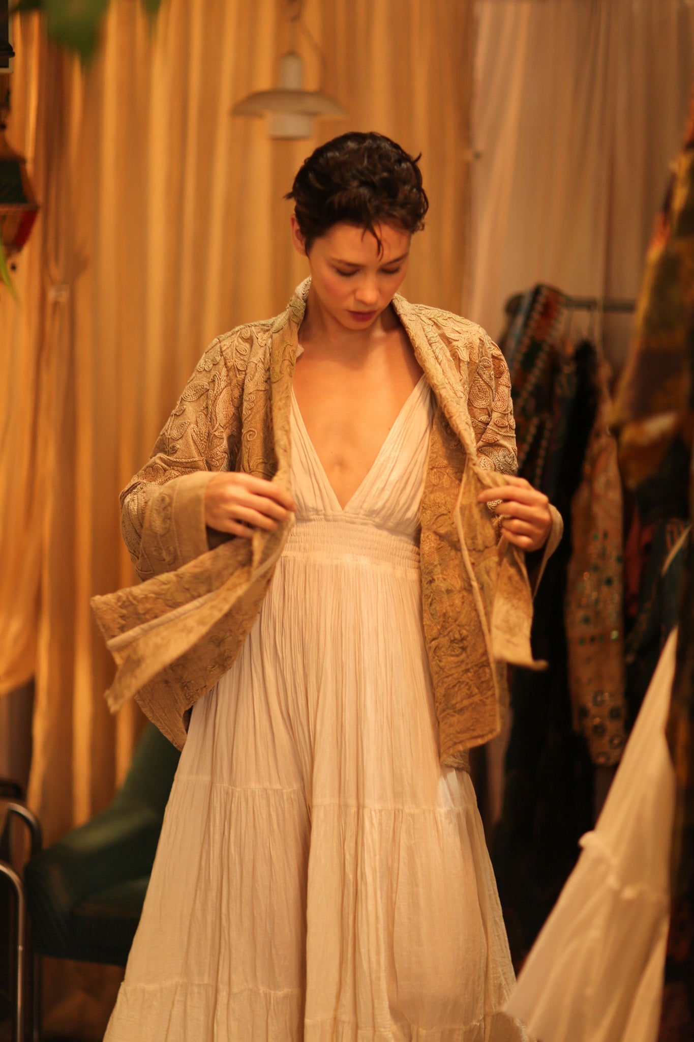 SUZANI SHORT KIMOMO JIMMY - BANGKOK TAILOR CLOTHING STORE - HANDMADE CLOTHING