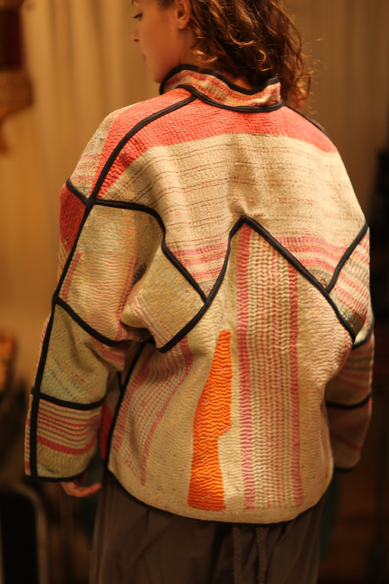 THEO KANTHA BOMBER JACKET - BANGKOK TAILOR CLOTHING STORE - HANDMADE CLOTHING