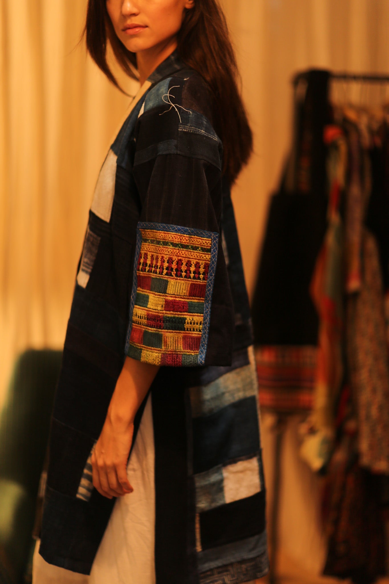 TRIBAL ARTISAN KIMONO ORILA - BANGKOK TAILOR CLOTHING STORE - HANDMADE CLOTHING