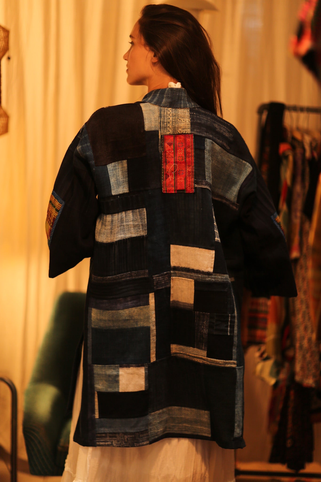 TRIBAL ARTISAN KIMONO ORILA - BANGKOK TAILOR CLOTHING STORE - HANDMADE CLOTHING