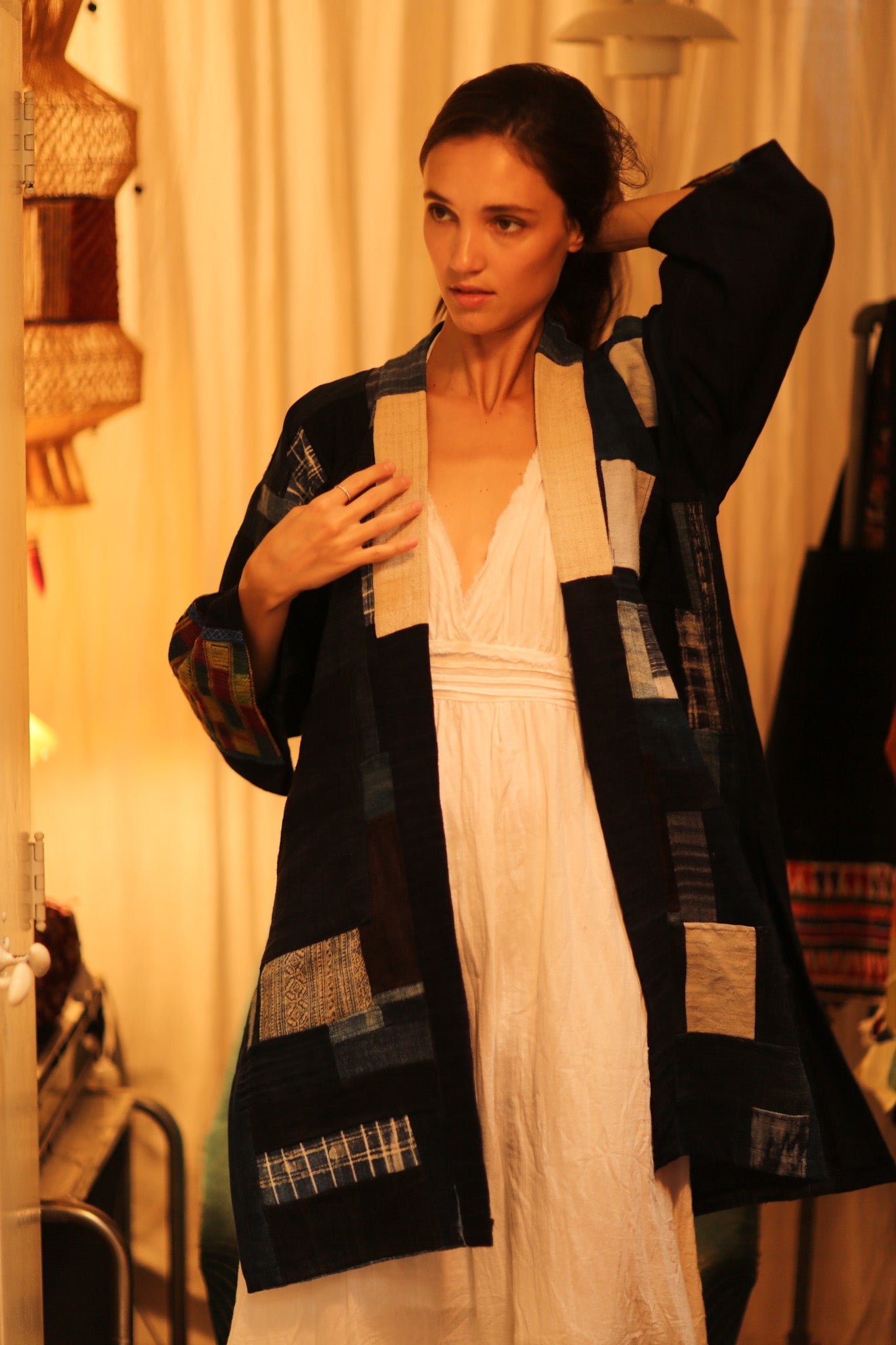 TRIBAL ARTISAN KIMONO ORILA - BANGKOK TAILOR CLOTHING STORE - HANDMADE CLOTHING