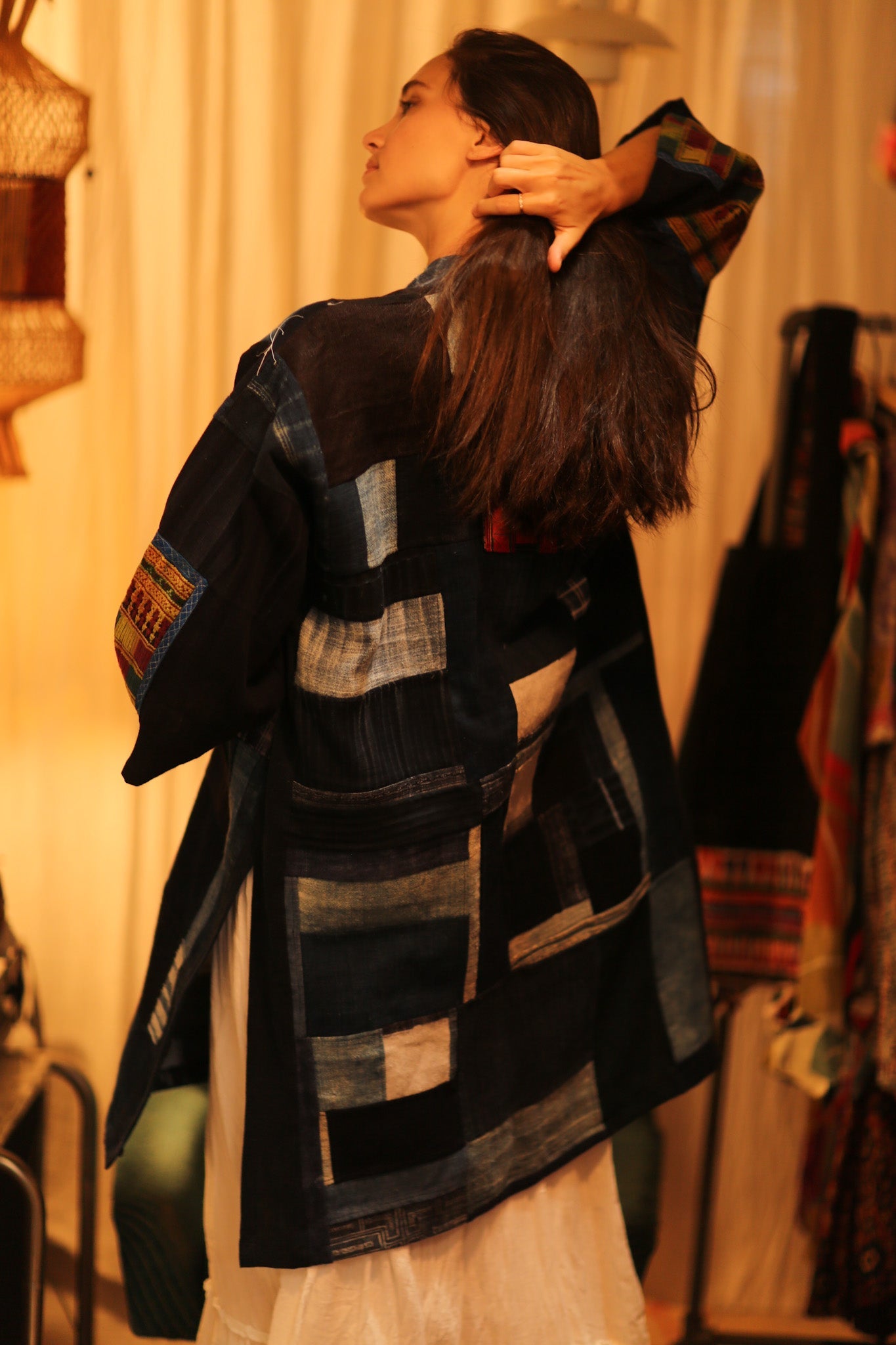 TRIBAL ARTISAN KIMONO ORILA - BANGKOK TAILOR CLOTHING STORE - HANDMADE CLOTHING
