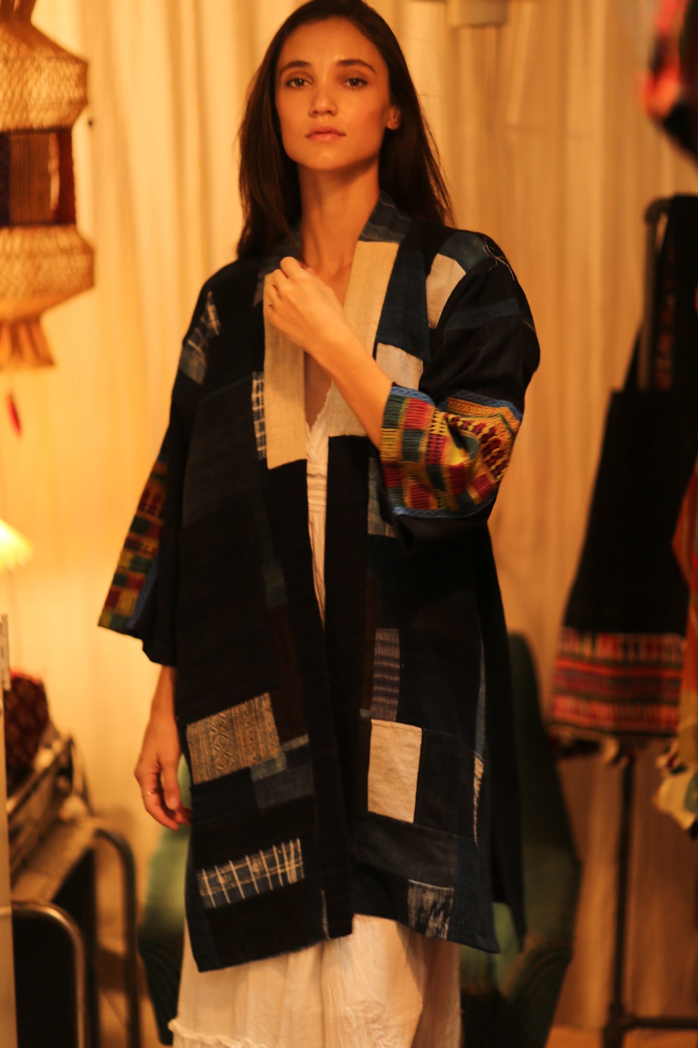 TRIBAL ARTISAN KIMONO ORILA - BANGKOK TAILOR CLOTHING STORE - HANDMADE CLOTHING