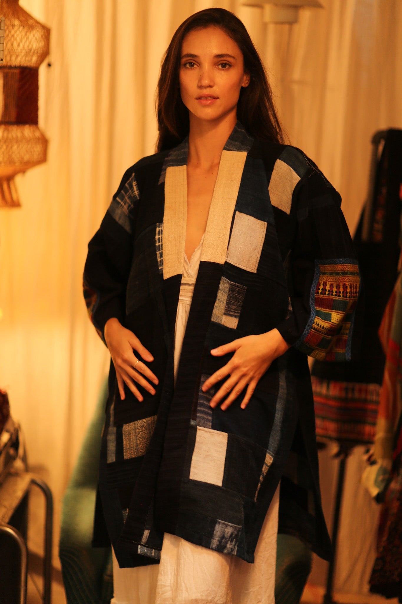 TRIBAL ARTISAN KIMONO ORILA - BANGKOK TAILOR CLOTHING STORE - HANDMADE CLOTHING