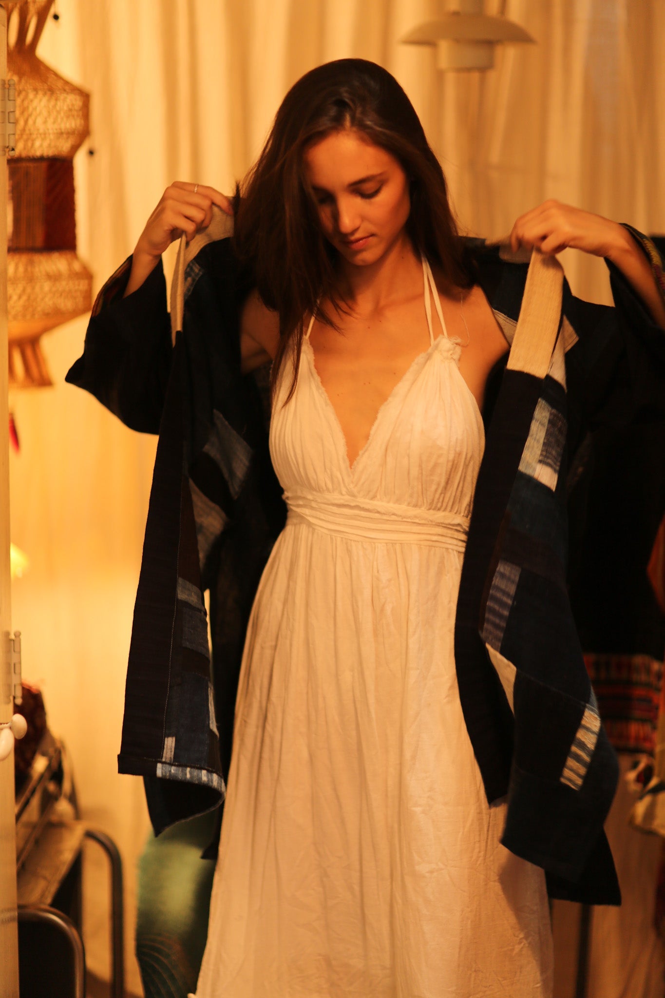 TRIBAL ARTISAN KIMONO ORILA - BANGKOK TAILOR CLOTHING STORE - HANDMADE CLOTHING