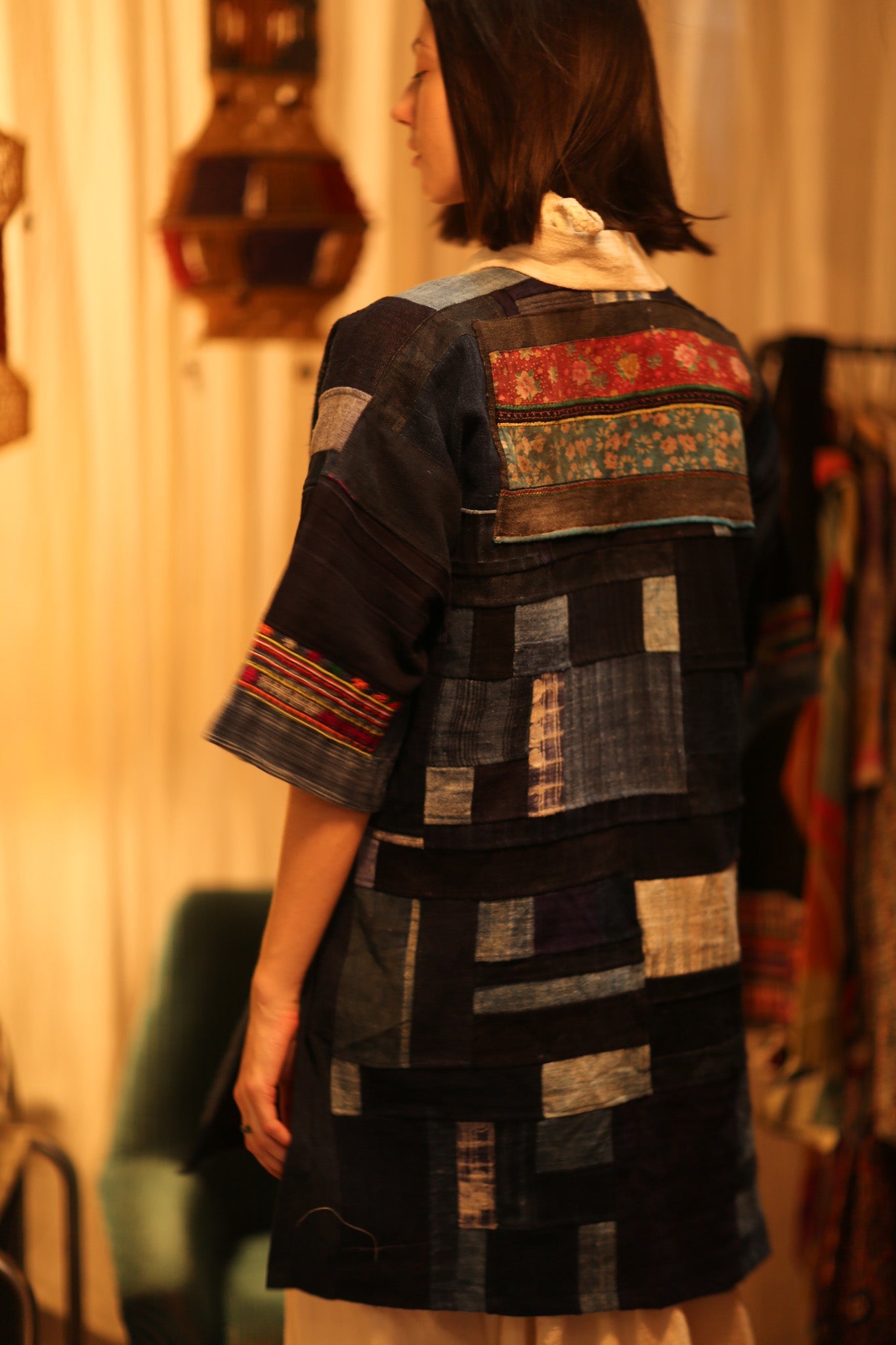 TRIBAL ARTISAN KIMONO PITRA - BANGKOK TAILOR CLOTHING STORE - HANDMADE CLOTHING