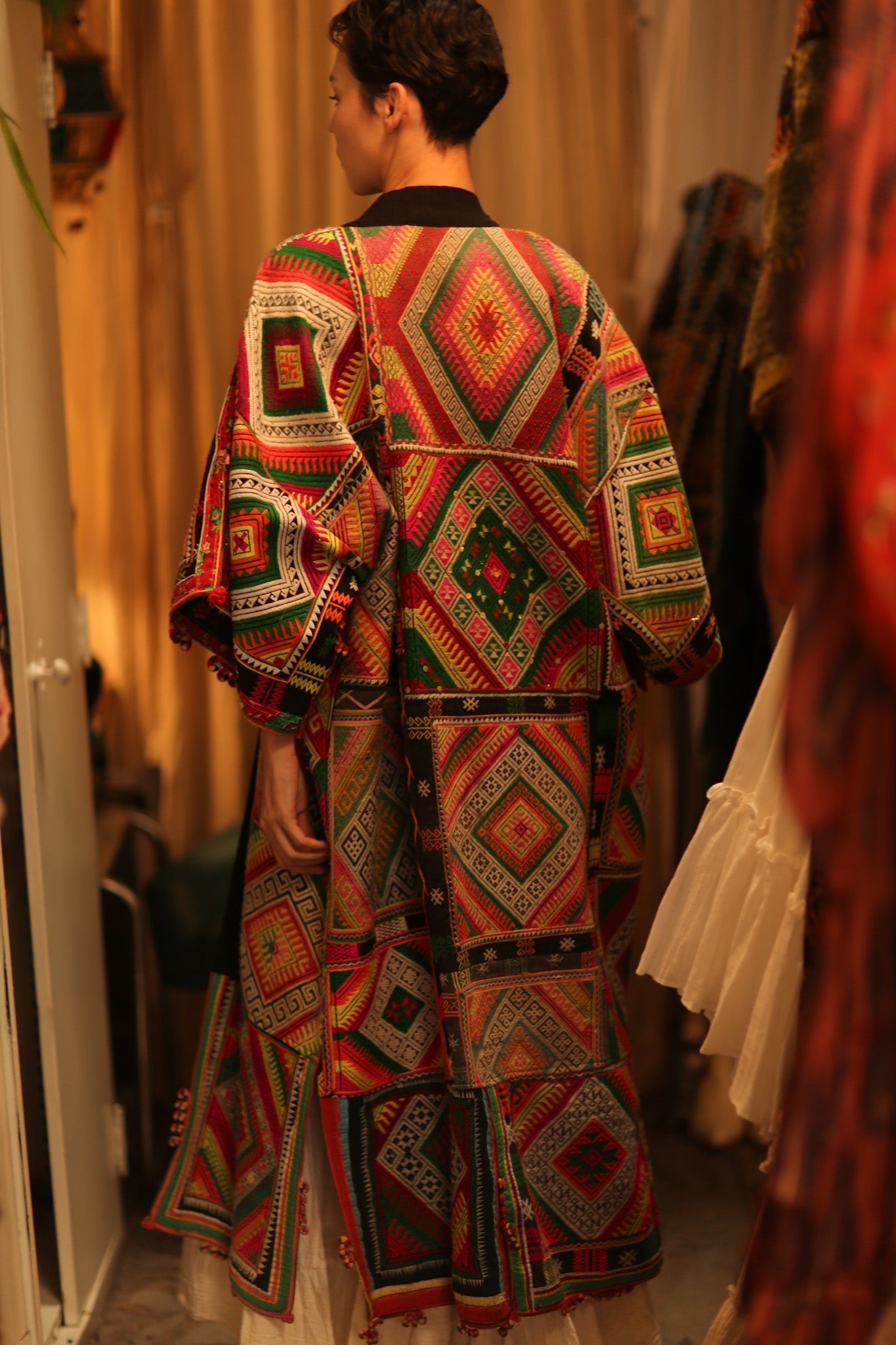 TRIBAL COAT DUSTER BILAL - BANGKOK TAILOR CLOTHING STORE - HANDMADE CLOTHING