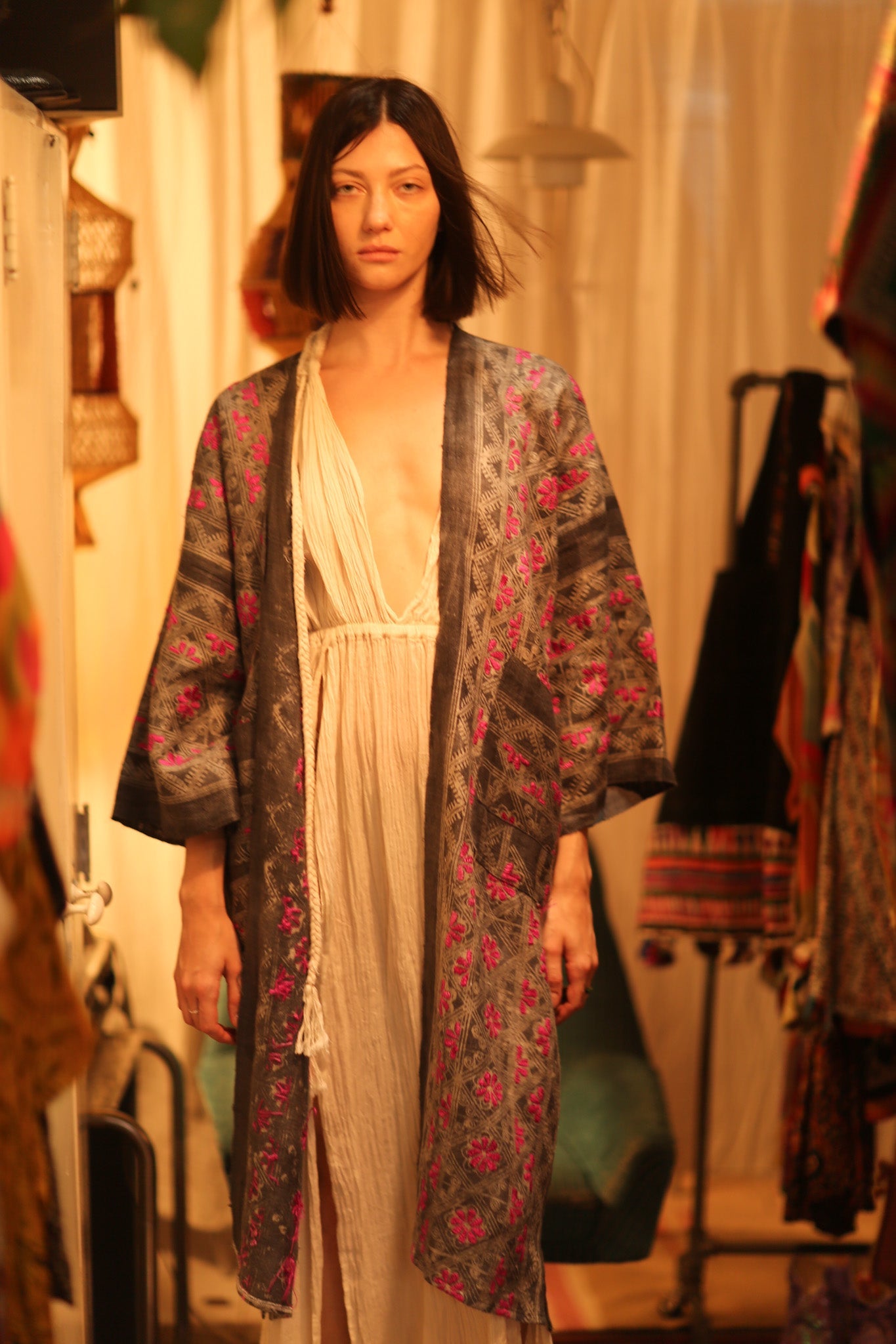 TRIBAL KIMONO BARUNDI - BANGKOK TAILOR CLOTHING STORE - HANDMADE CLOTHING