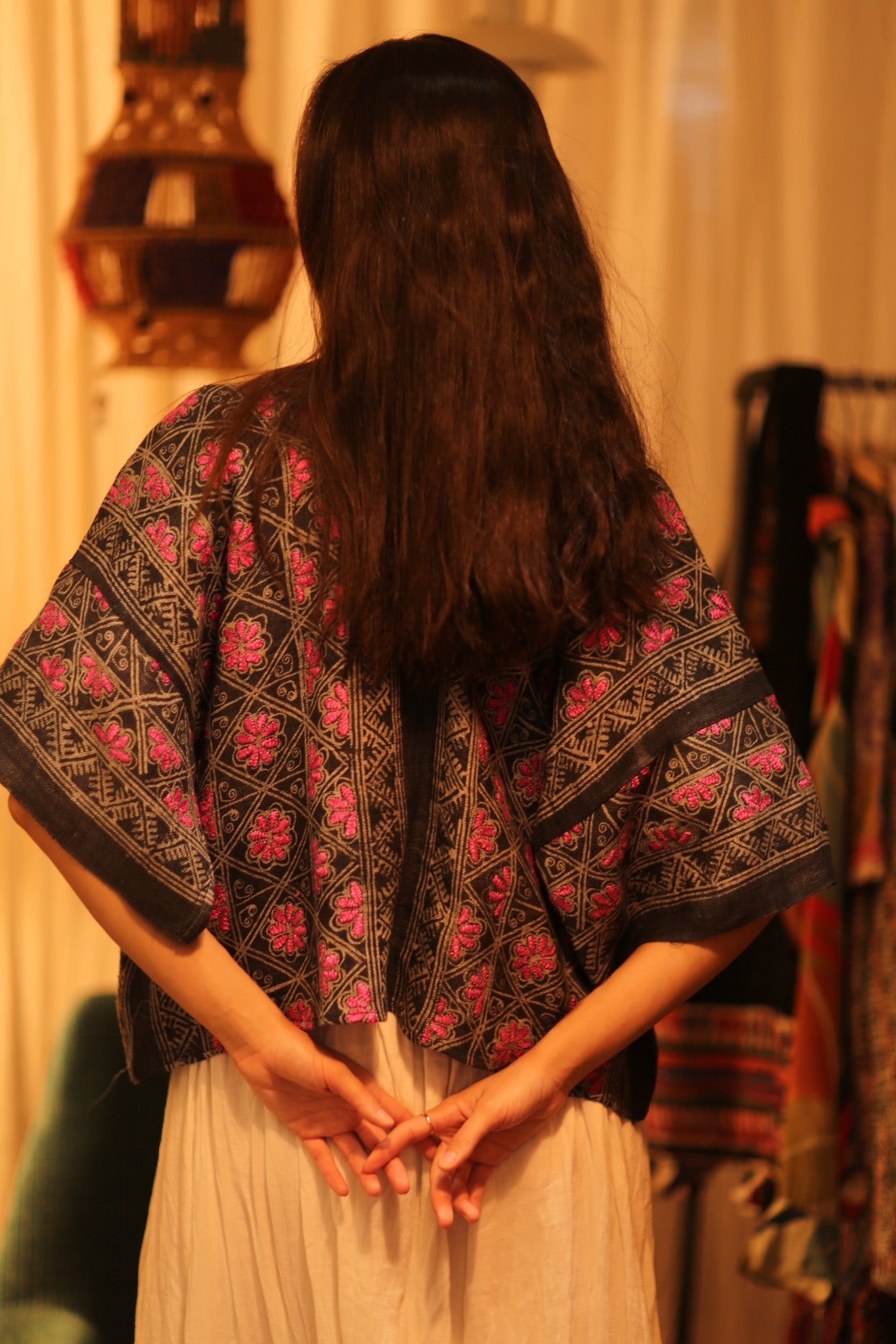 TRIBAL KIMONO BELINDA - BANGKOK TAILOR CLOTHING STORE - HANDMADE CLOTHING