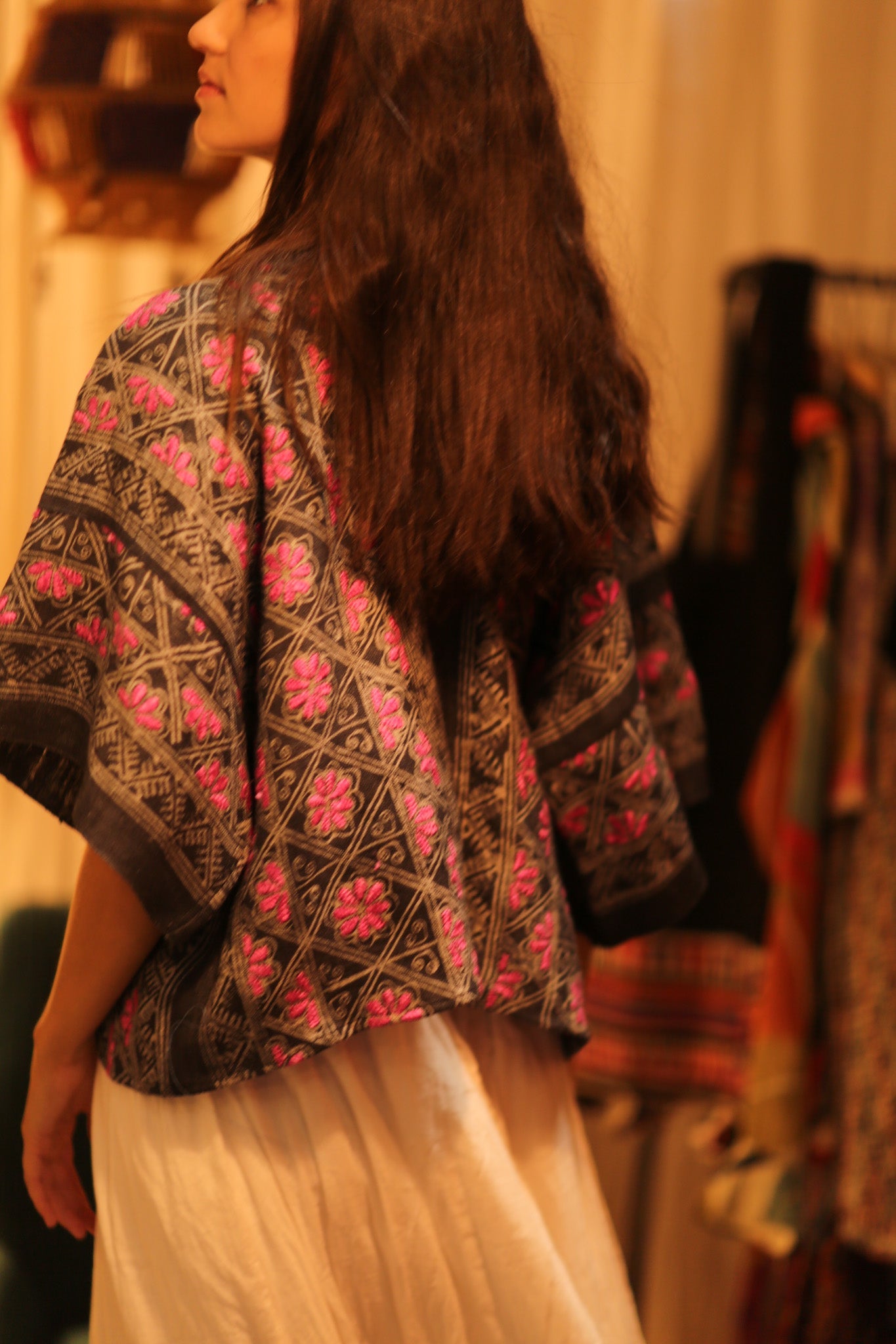 TRIBAL KIMONO BELINDA - BANGKOK TAILOR CLOTHING STORE - HANDMADE CLOTHING