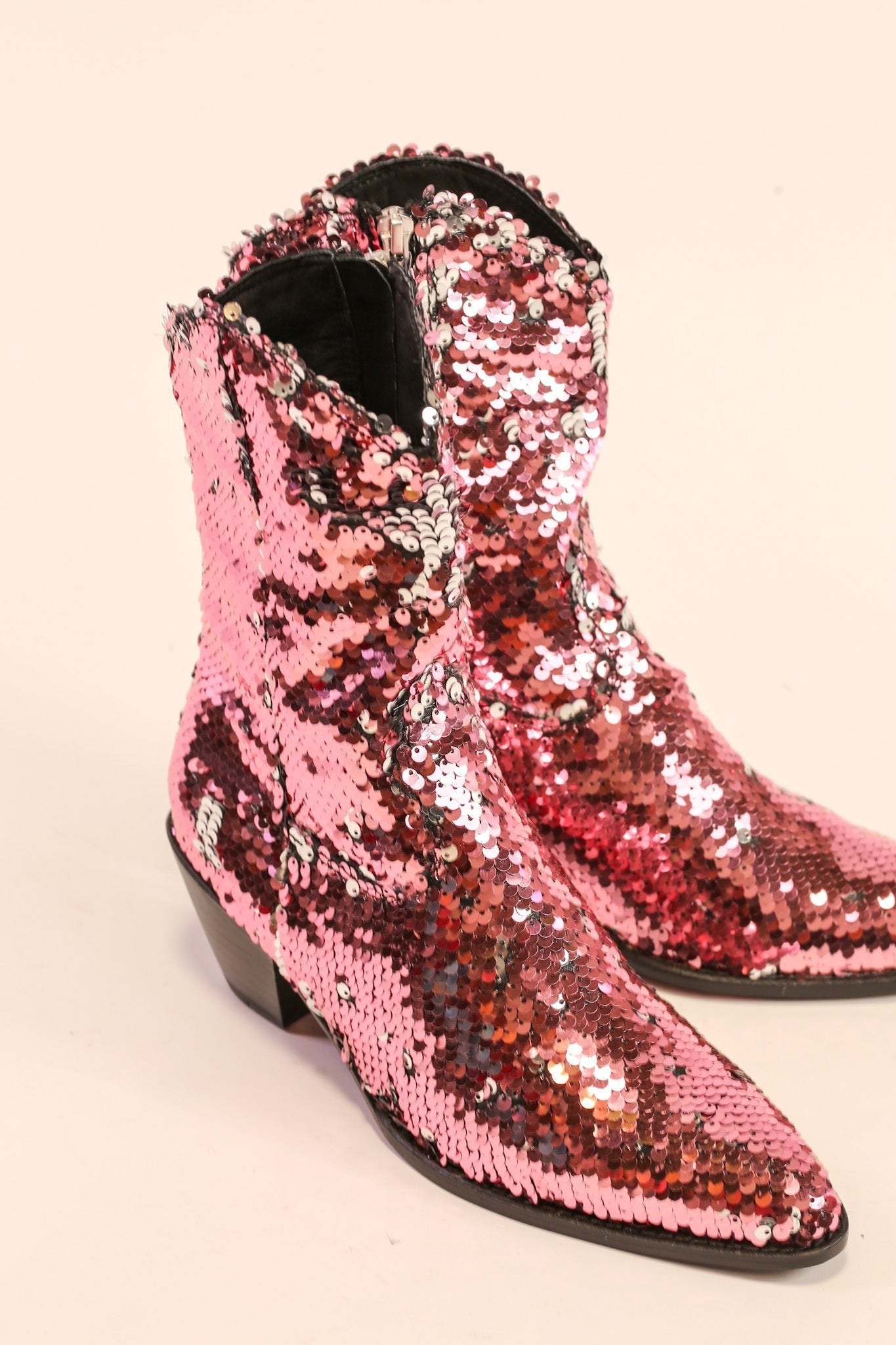 TWO TONE SEQUIN BOOTS TAHSI - BANGKOK TAILOR CLOTHING STORE - HANDMADE CLOTHING
