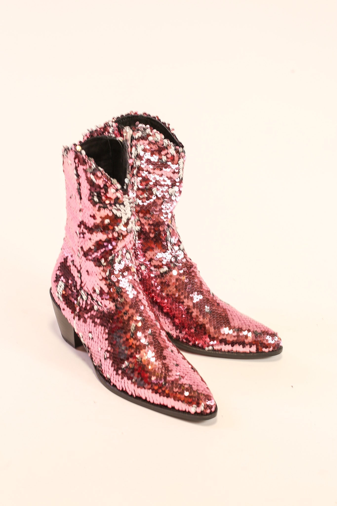 TWO TONE SEQUIN BOOTS TAHSI - BANGKOK TAILOR CLOTHING STORE - HANDMADE CLOTHING
