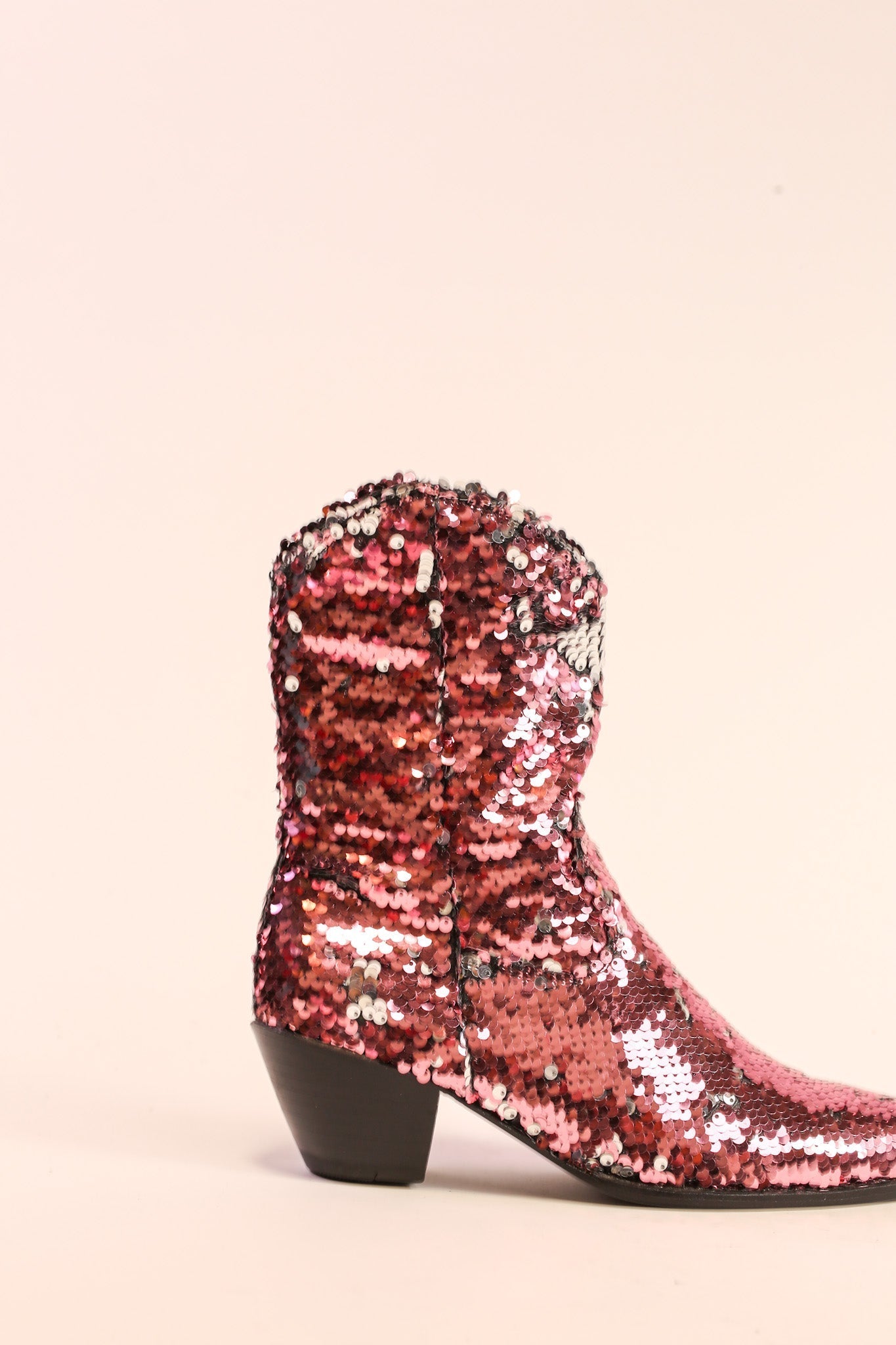 TWO TONE SEQUIN BOOTS TAHSI - BANGKOK TAILOR CLOTHING STORE - HANDMADE CLOTHING