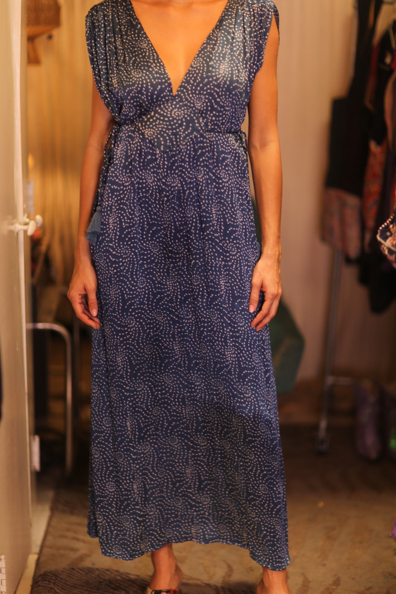 VICTORIA SILK DRESS MARY - BANGKOK TAILOR CLOTHING STORE - HANDMADE CLOTHING