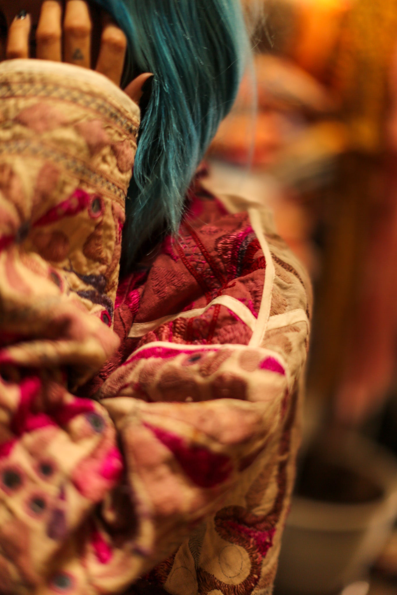 VINTAGE ANTIQUE FABRIC JACKET DEFNE - BANGKOK TAILOR CLOTHING STORE - HANDMADE CLOTHING