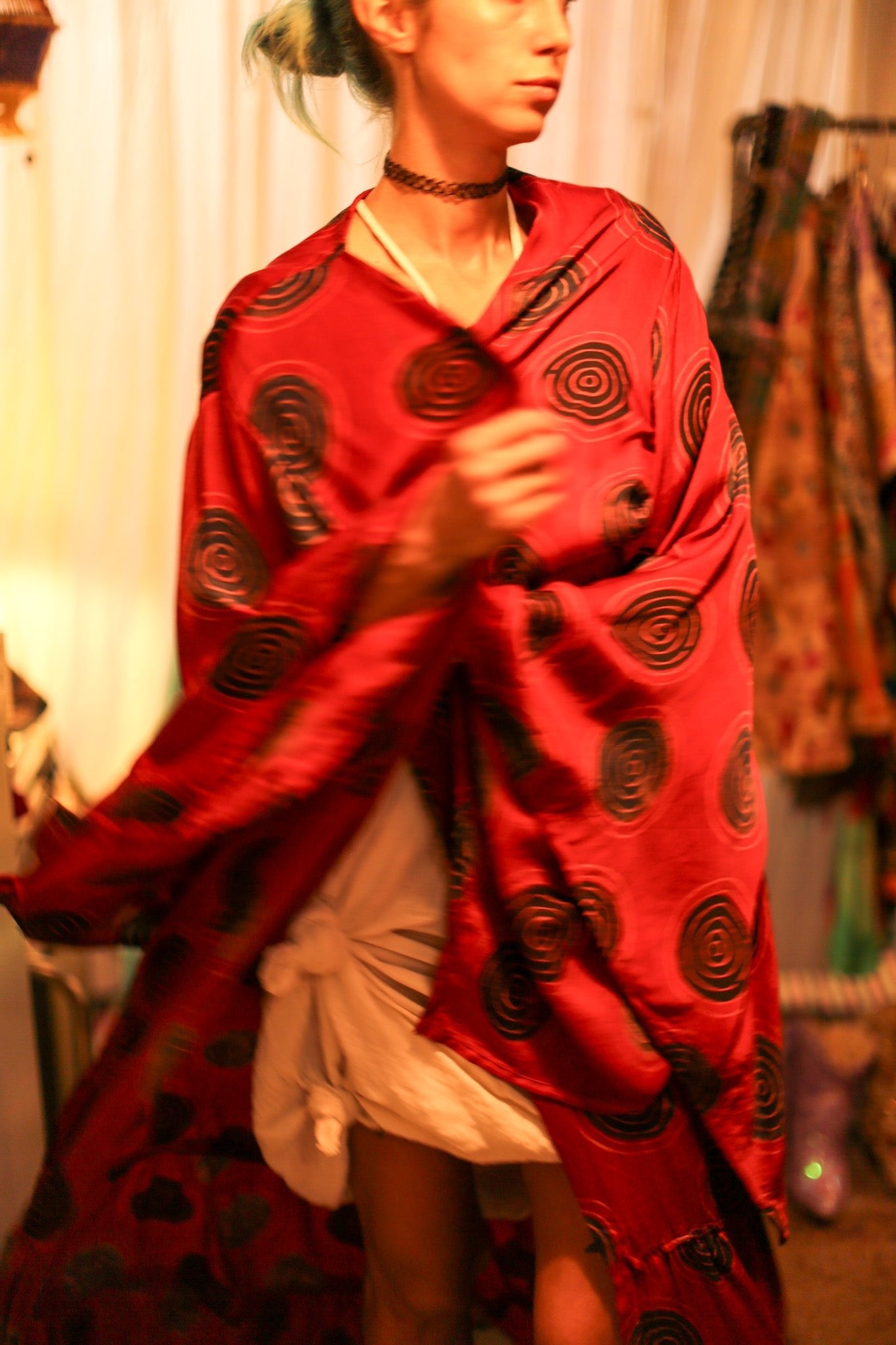 XXL WING SILK KIMONO - BANGKOK TAILOR CLOTHING STORE - HANDMADE CLOTHING