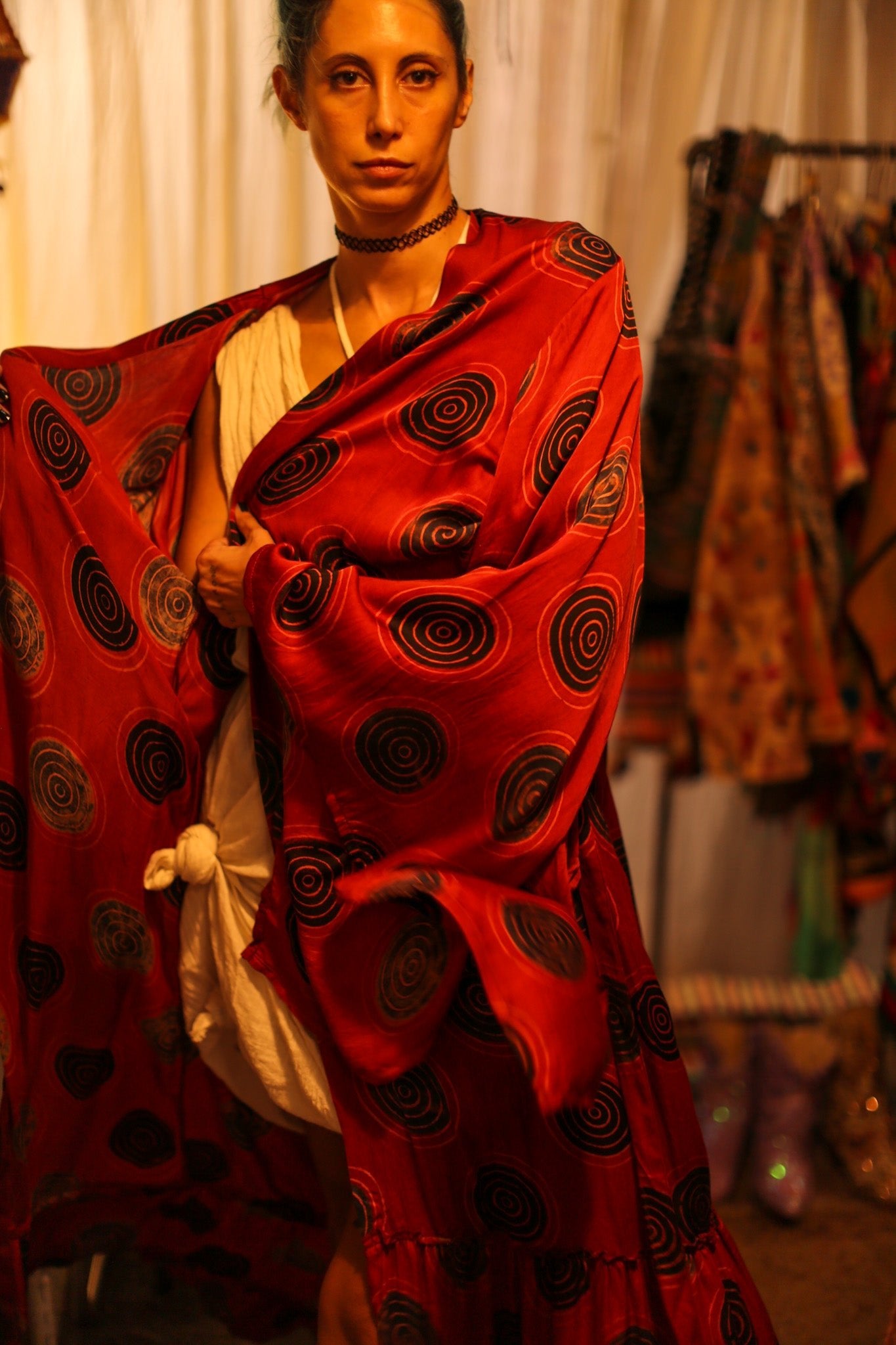 XXL WING SILK KIMONO - BANGKOK TAILOR CLOTHING STORE - HANDMADE CLOTHING