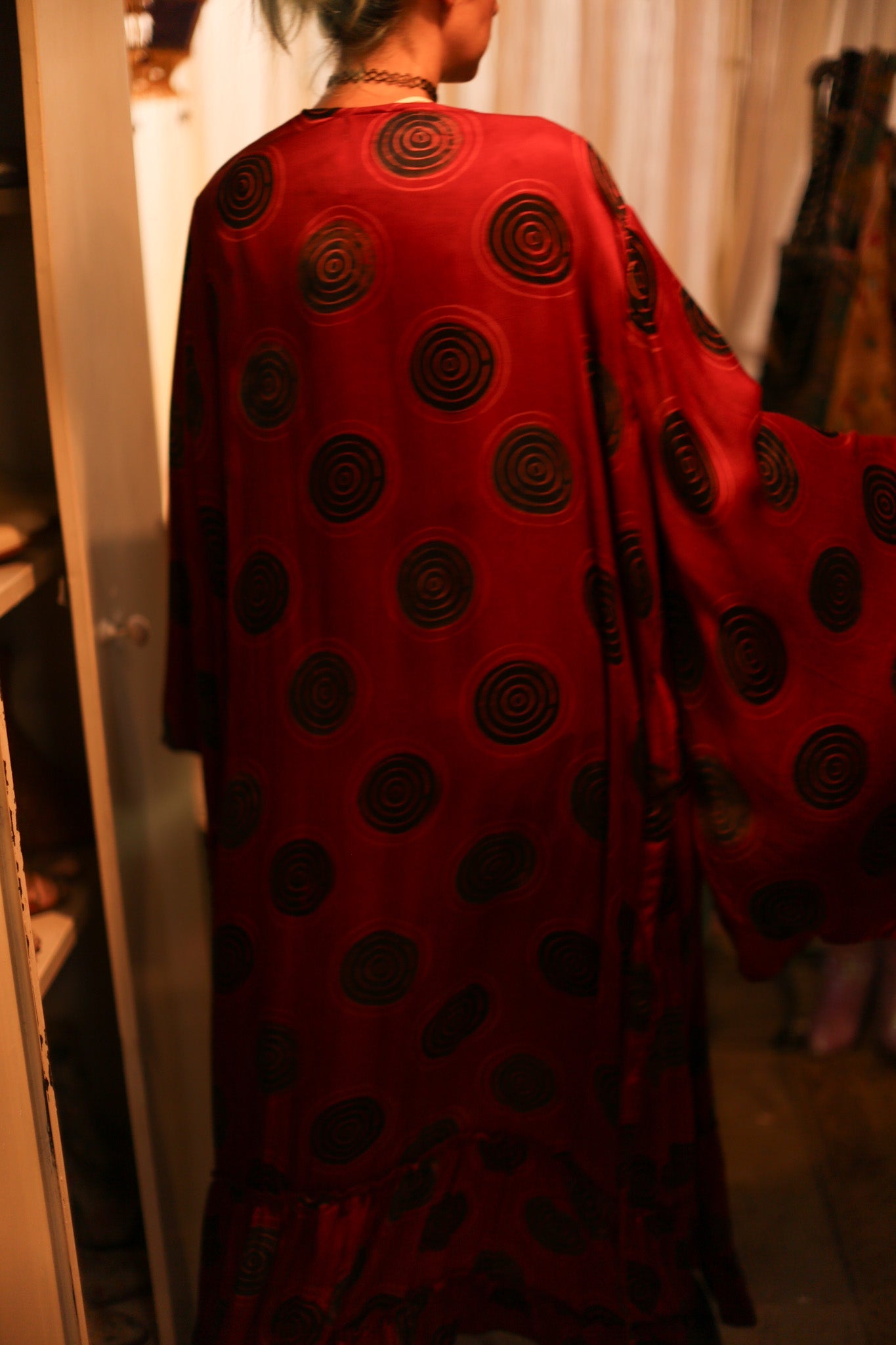 XXL WING SILK KIMONO - BANGKOK TAILOR CLOTHING STORE - HANDMADE CLOTHING