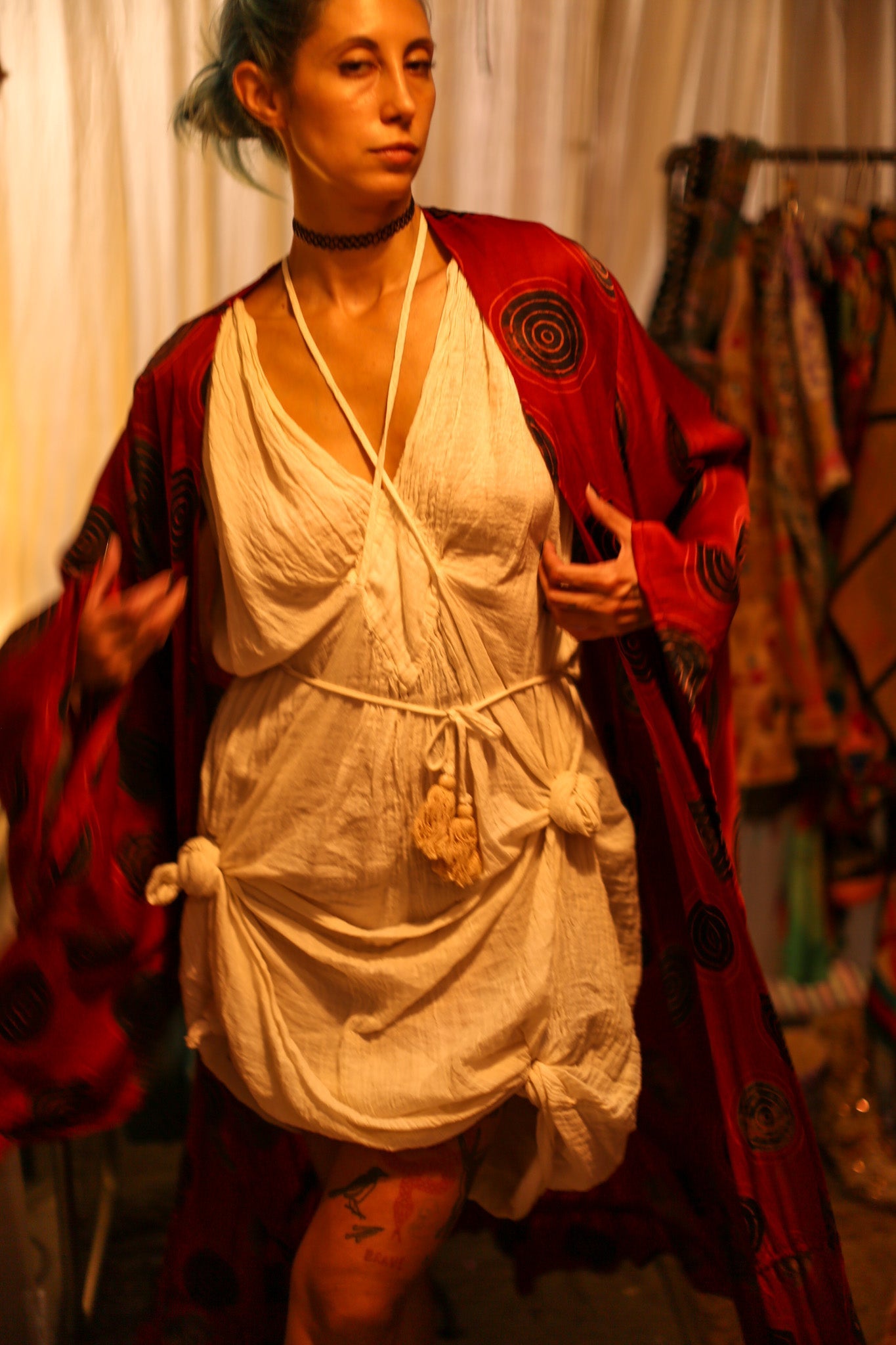 XXL WING SILK KIMONO - BANGKOK TAILOR CLOTHING STORE - HANDMADE CLOTHING