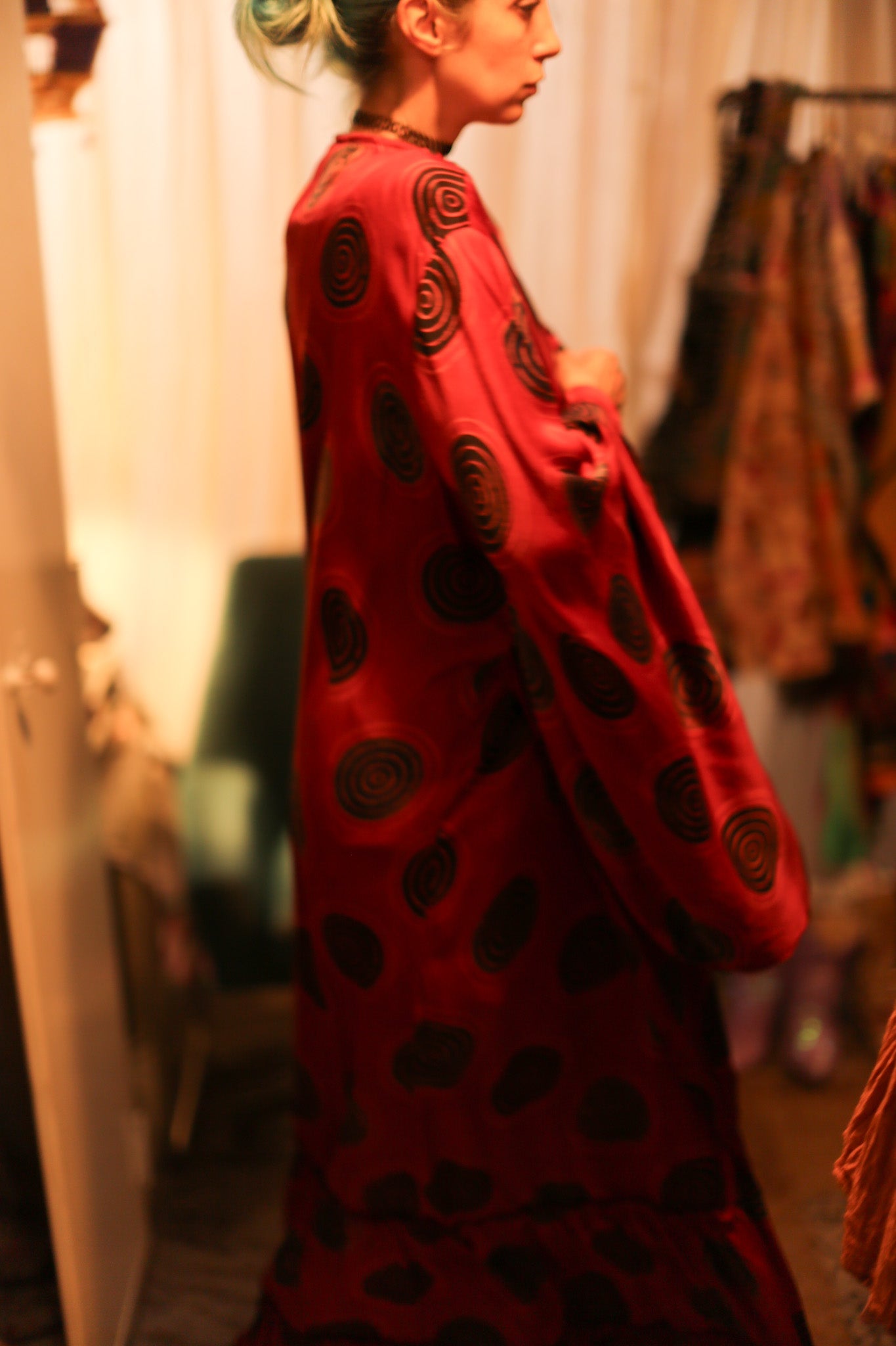 XXL WING SILK KIMONO - BANGKOK TAILOR CLOTHING STORE - HANDMADE CLOTHING