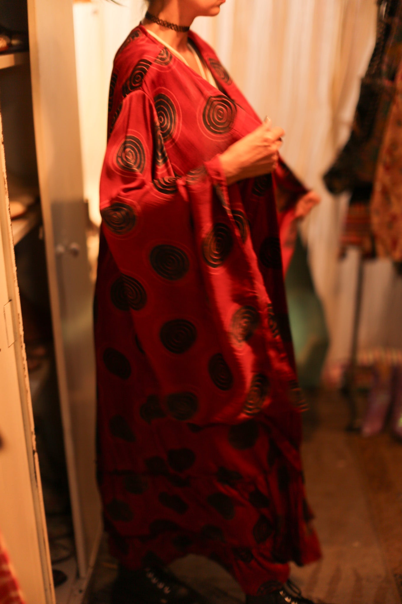 XXL WING SILK KIMONO - BANGKOK TAILOR CLOTHING STORE - HANDMADE CLOTHING