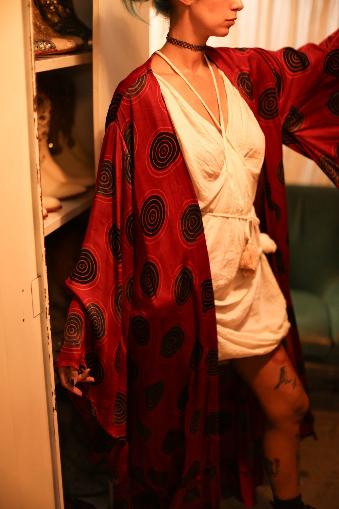 XXL WING SILK KIMONO - BANGKOK TAILOR CLOTHING STORE - HANDMADE CLOTHING