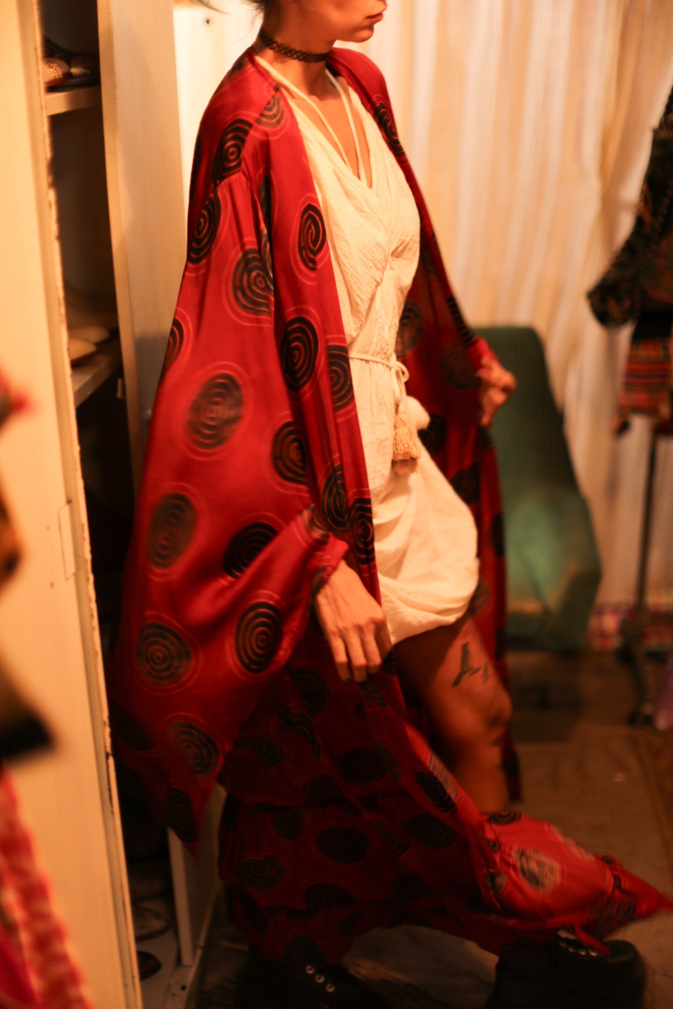 XXL WING SILK KIMONO - BANGKOK TAILOR CLOTHING STORE - HANDMADE CLOTHING