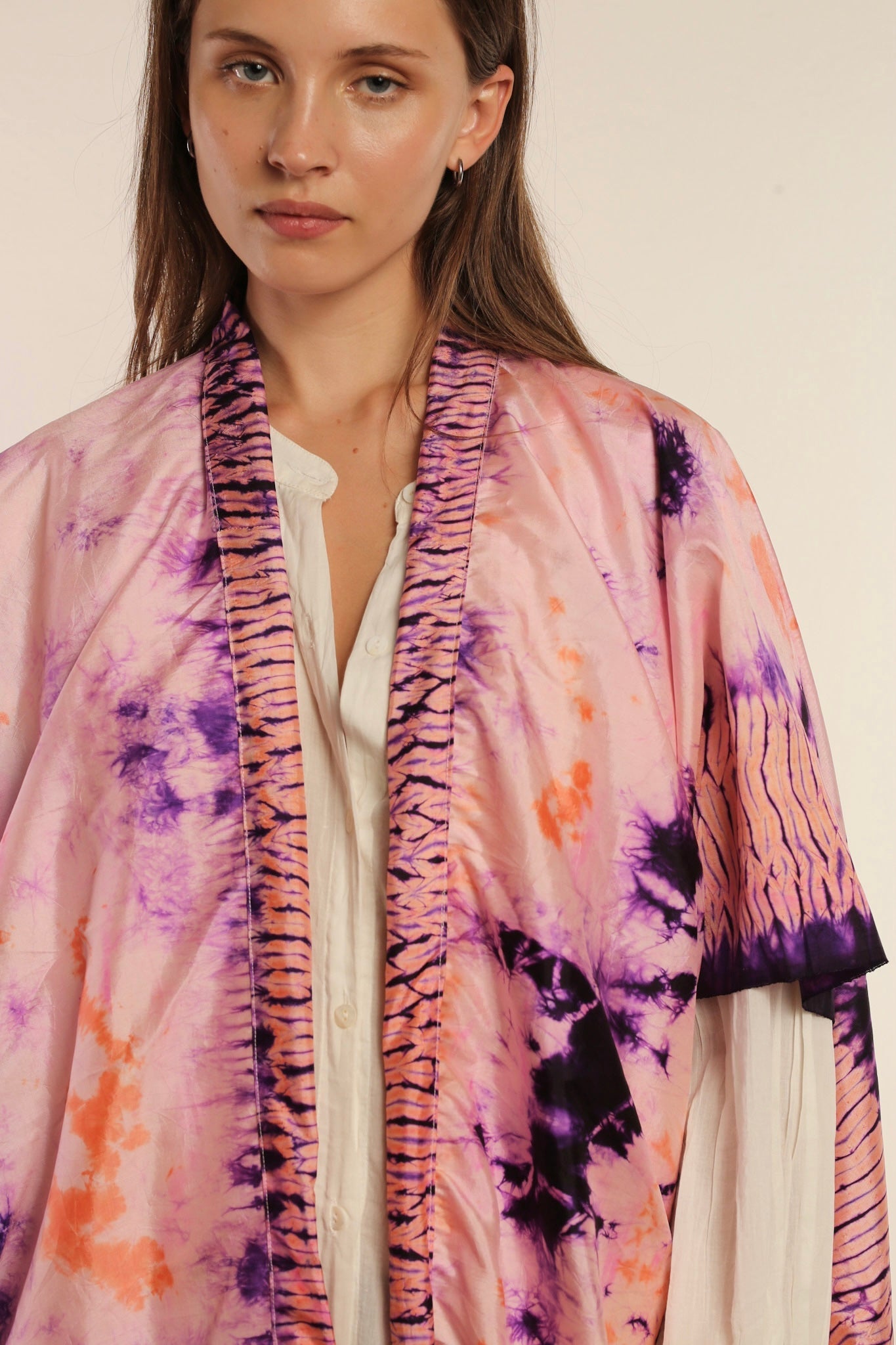 100% SILK KIMONO NUN - BANGKOK TAILOR CLOTHING STORE - HANDMADE CLOTHING