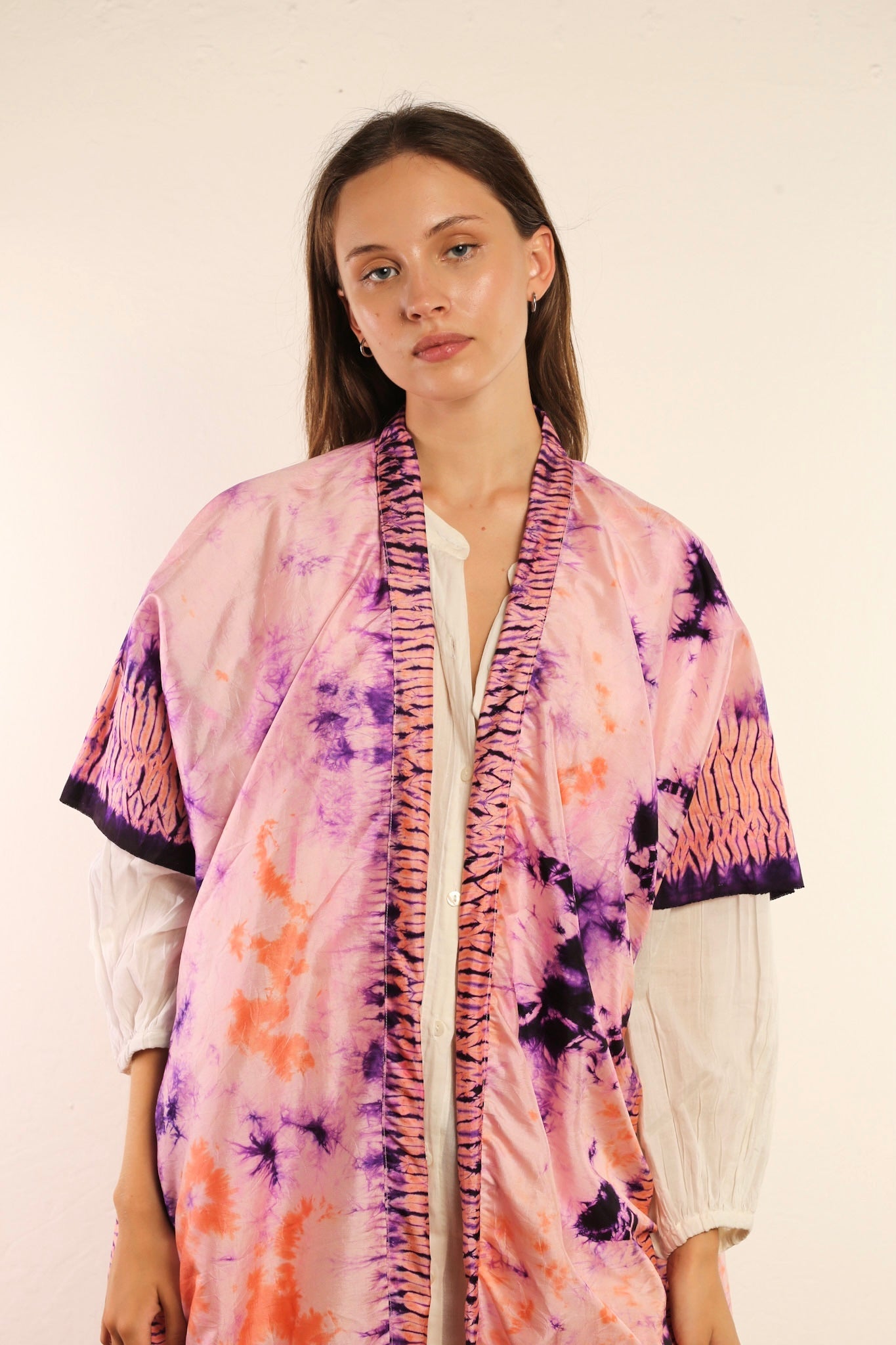 100% SILK KIMONO NUN - BANGKOK TAILOR CLOTHING STORE - HANDMADE CLOTHING