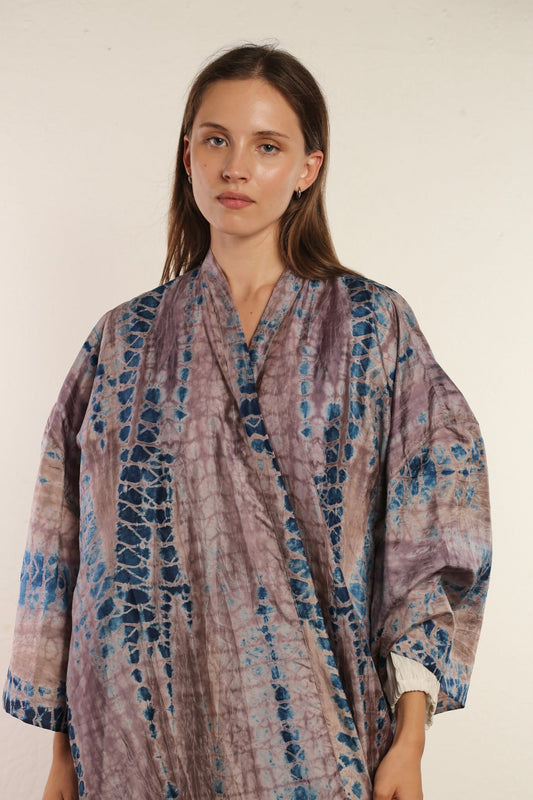 100% THAI SILK KIMONO BAM - BANGKOK TAILOR CLOTHING STORE - HANDMADE CLOTHING