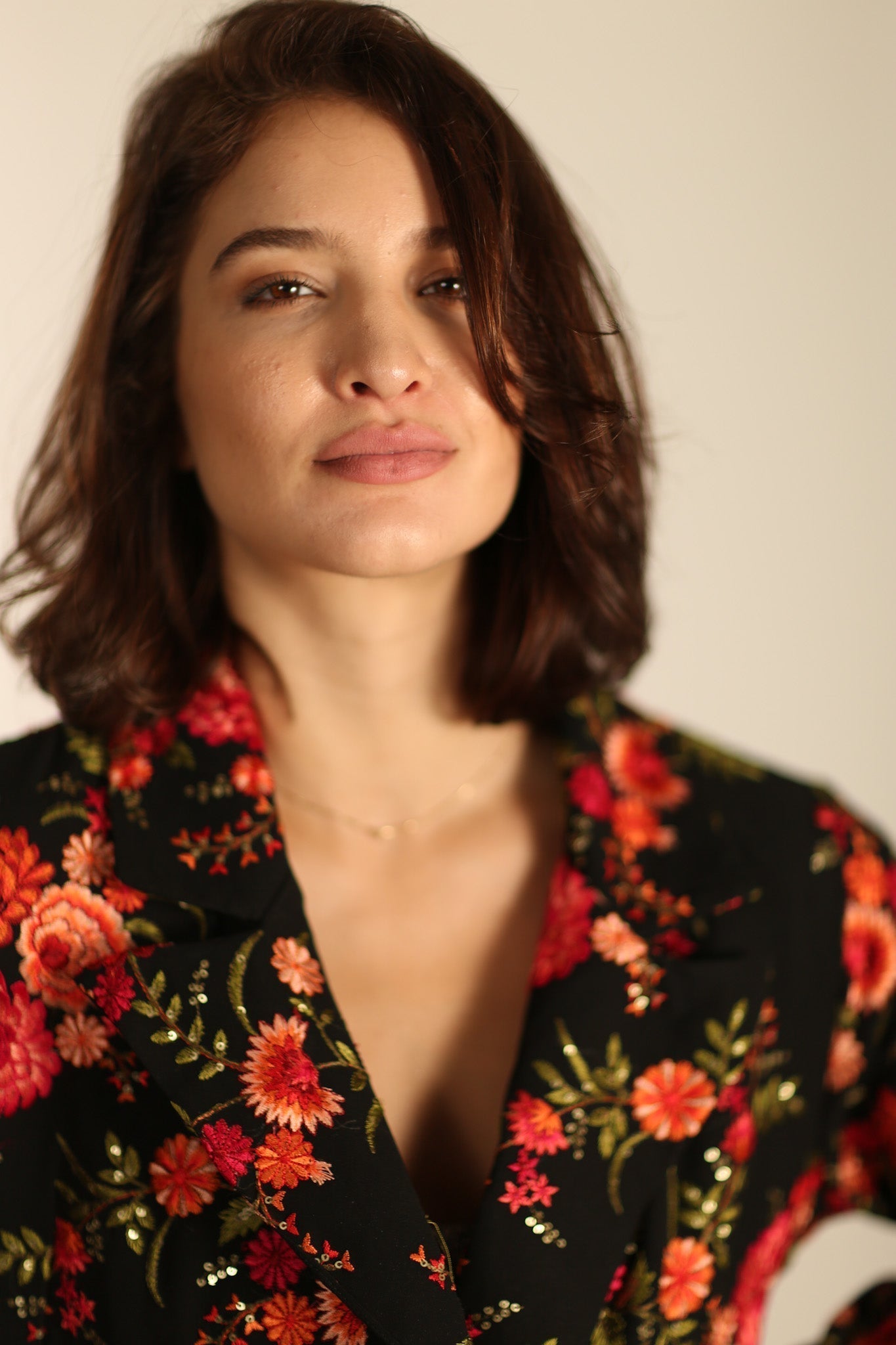 BLACK ROSE EMBROIDERED NOVELTY BLAZER JACKET MANON - BANGKOK TAILOR CLOTHING STORE - HANDMADE CLOTHING