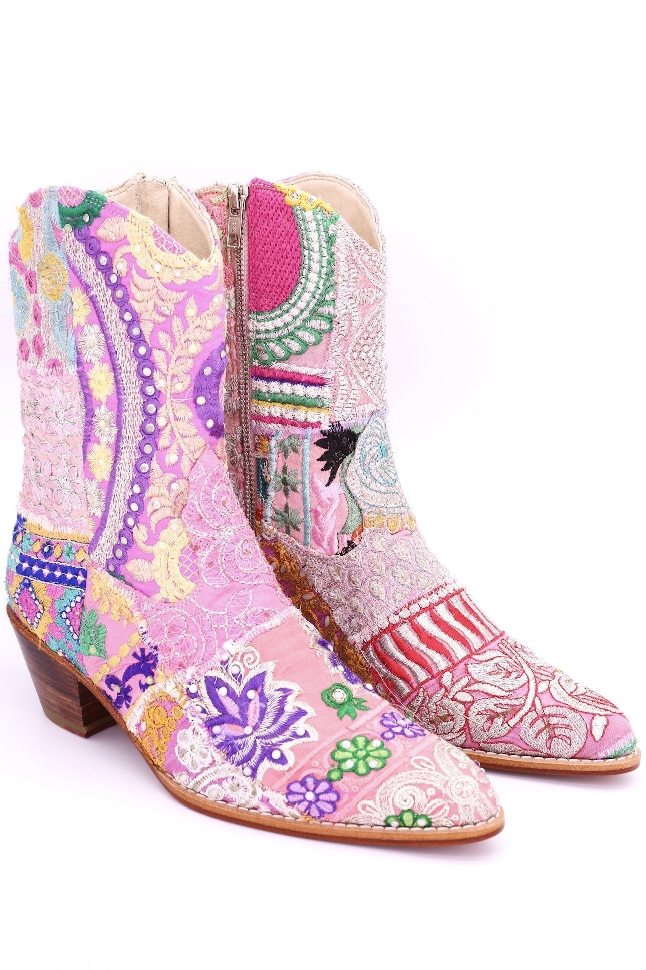 BOOTS GINALYN (PINK) - BANGKOK TAILOR CLOTHING STORE - HANDMADE CLOTHING