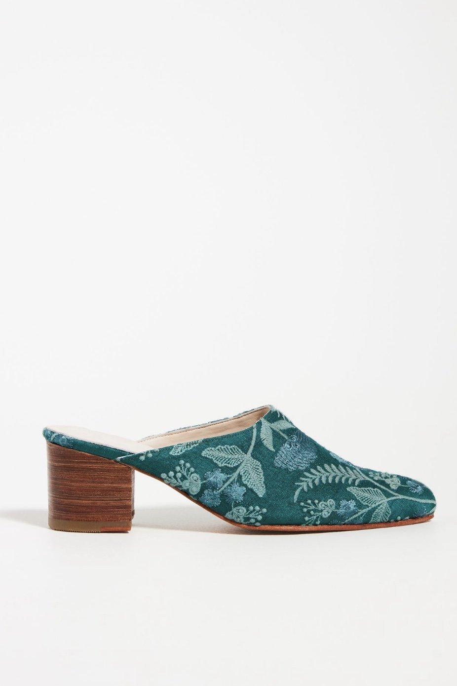 BOTANICAL HEELED MULES X ANTHROPOLOGIE - BANGKOK TAILOR CLOTHING STORE - HANDMADE CLOTHING