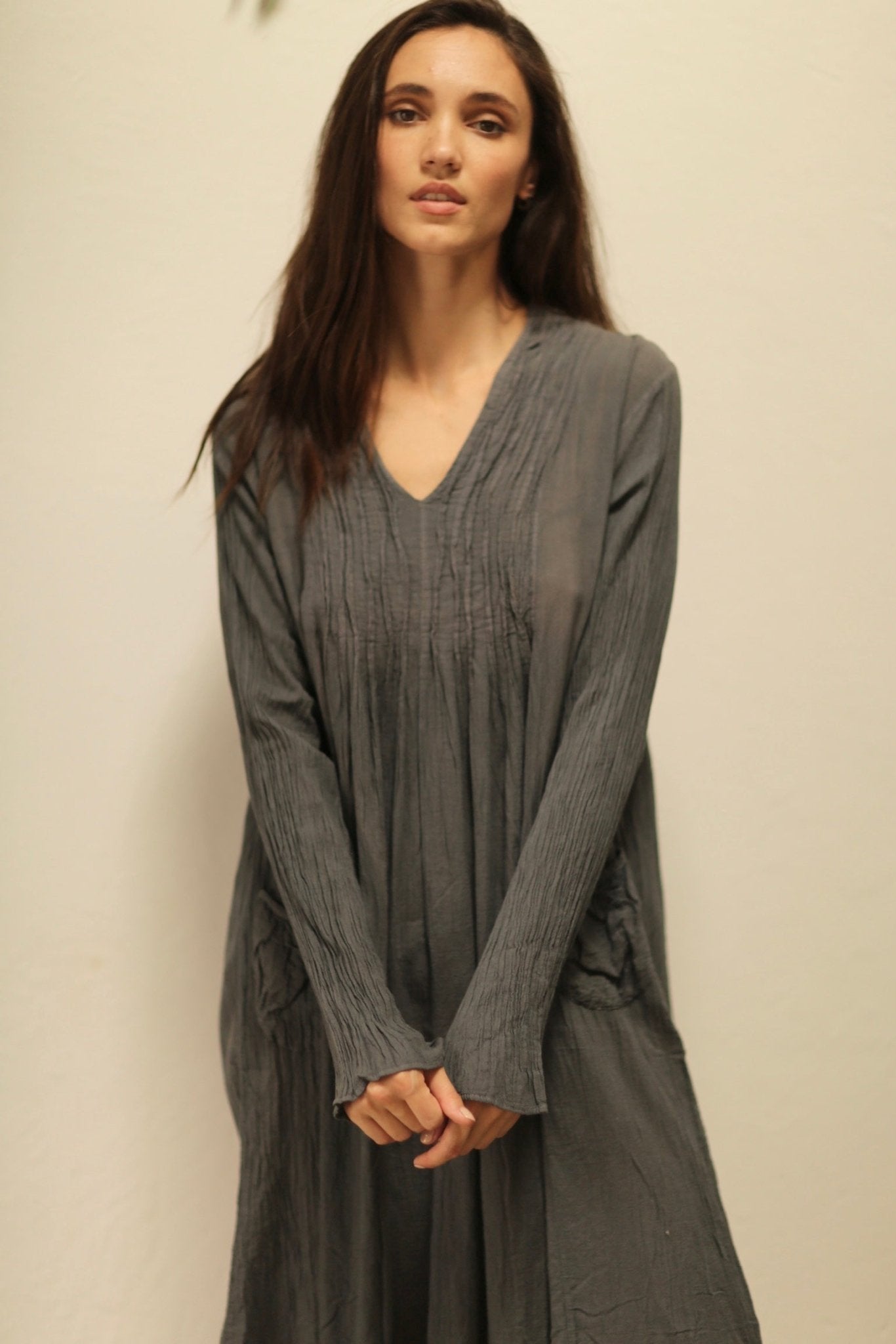 COTTON DRESS CAMILE - BANGKOK TAILOR CLOTHING STORE - HANDMADE CLOTHING