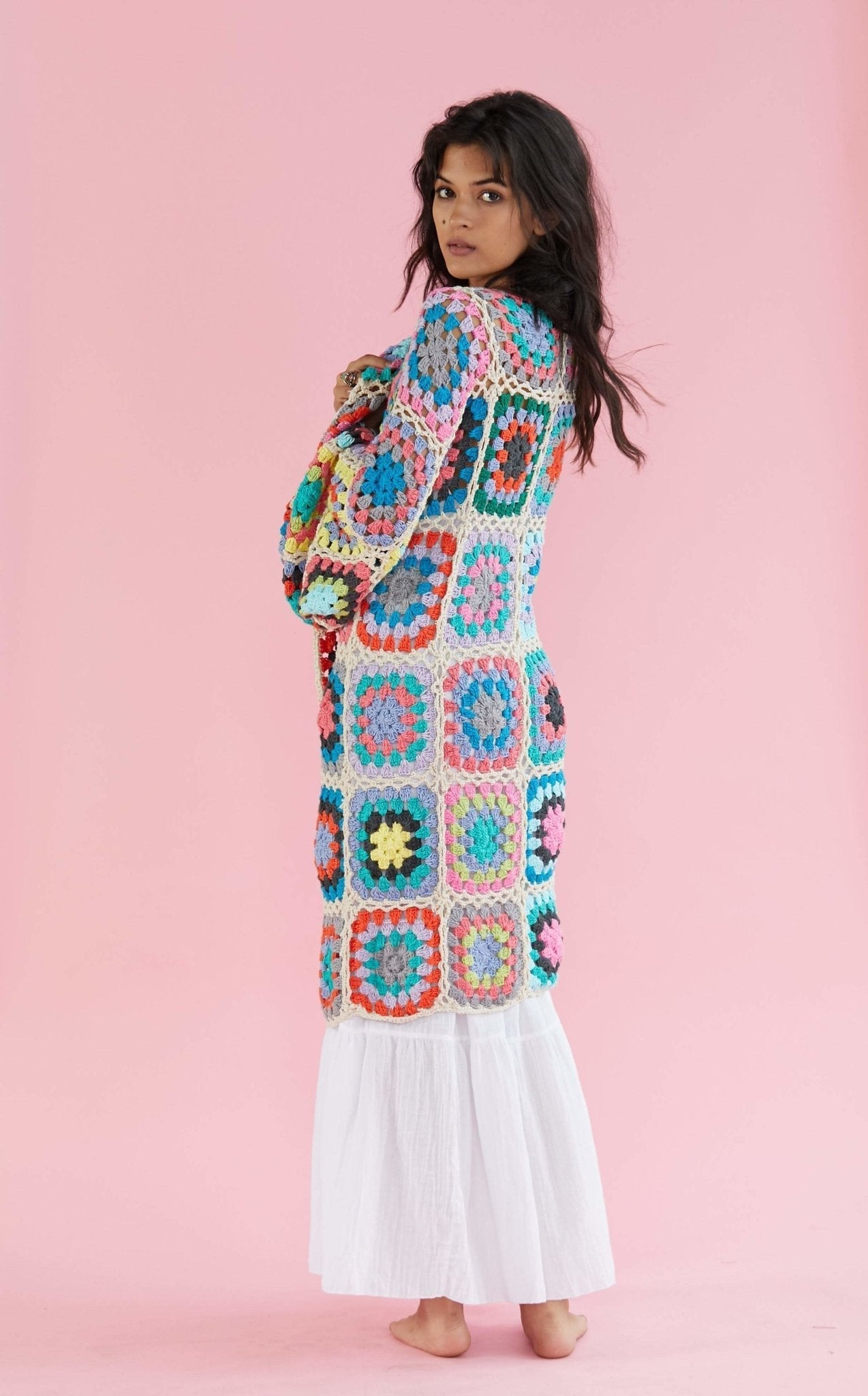 CROCHET CARDIGAN JACKET KOUMALY - BANGKOK TAILOR CLOTHING STORE - HANDMADE CLOTHING