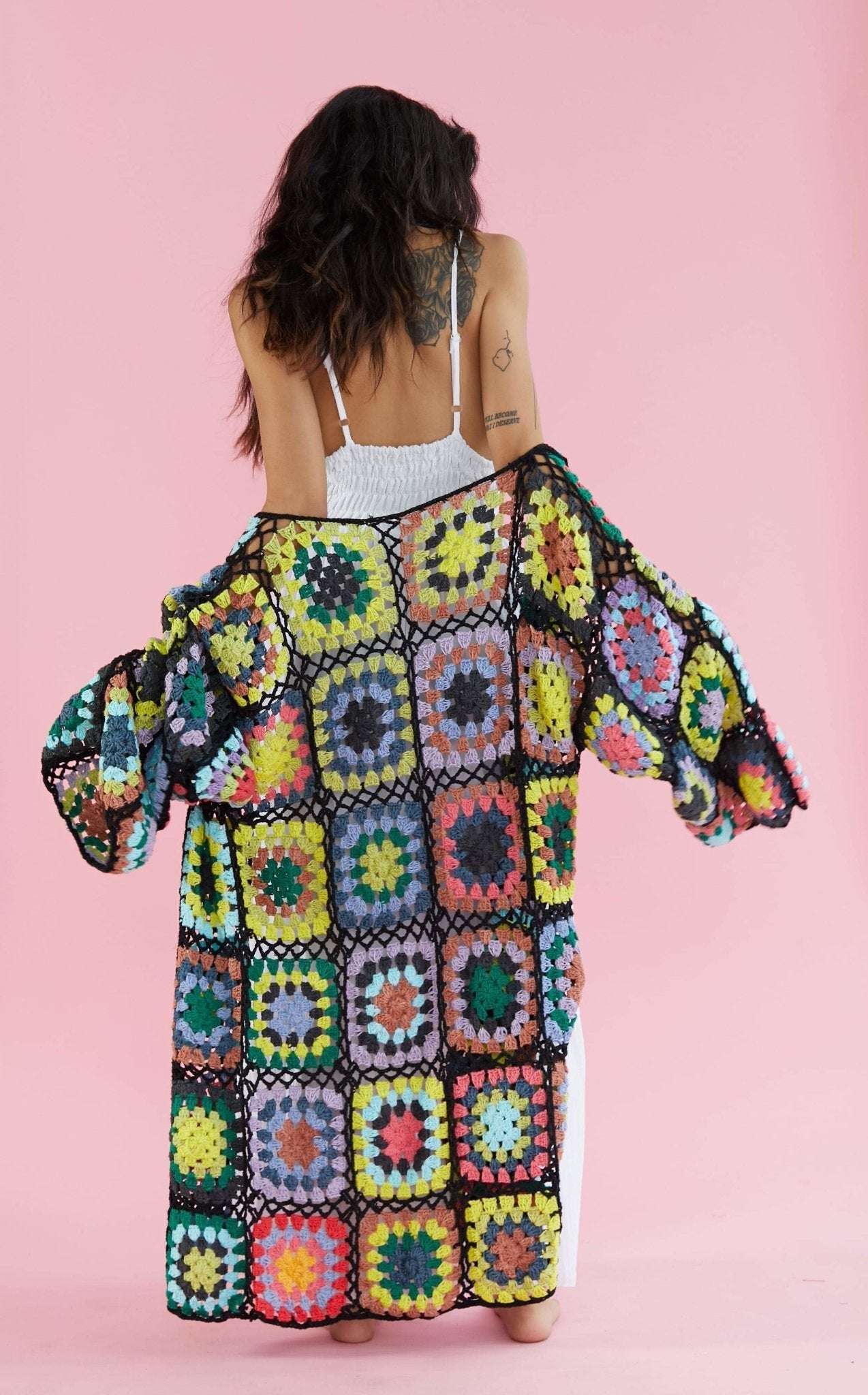 CROCHET CARDIGAN JACKET KOUMALY - BANGKOK TAILOR CLOTHING STORE - HANDMADE CLOTHING