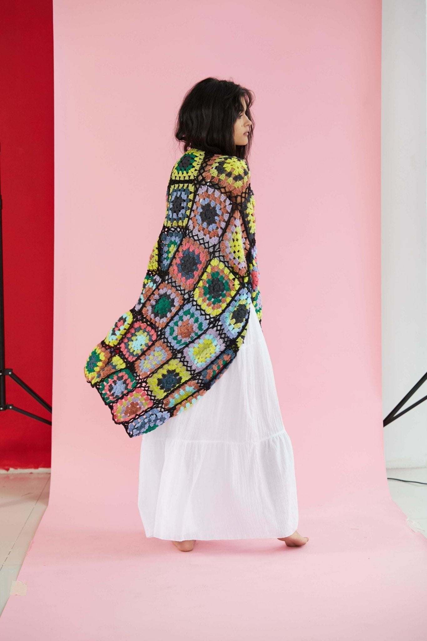 CROCHET CARDIGAN JACKET KOUMALY - BANGKOK TAILOR CLOTHING STORE - HANDMADE CLOTHING