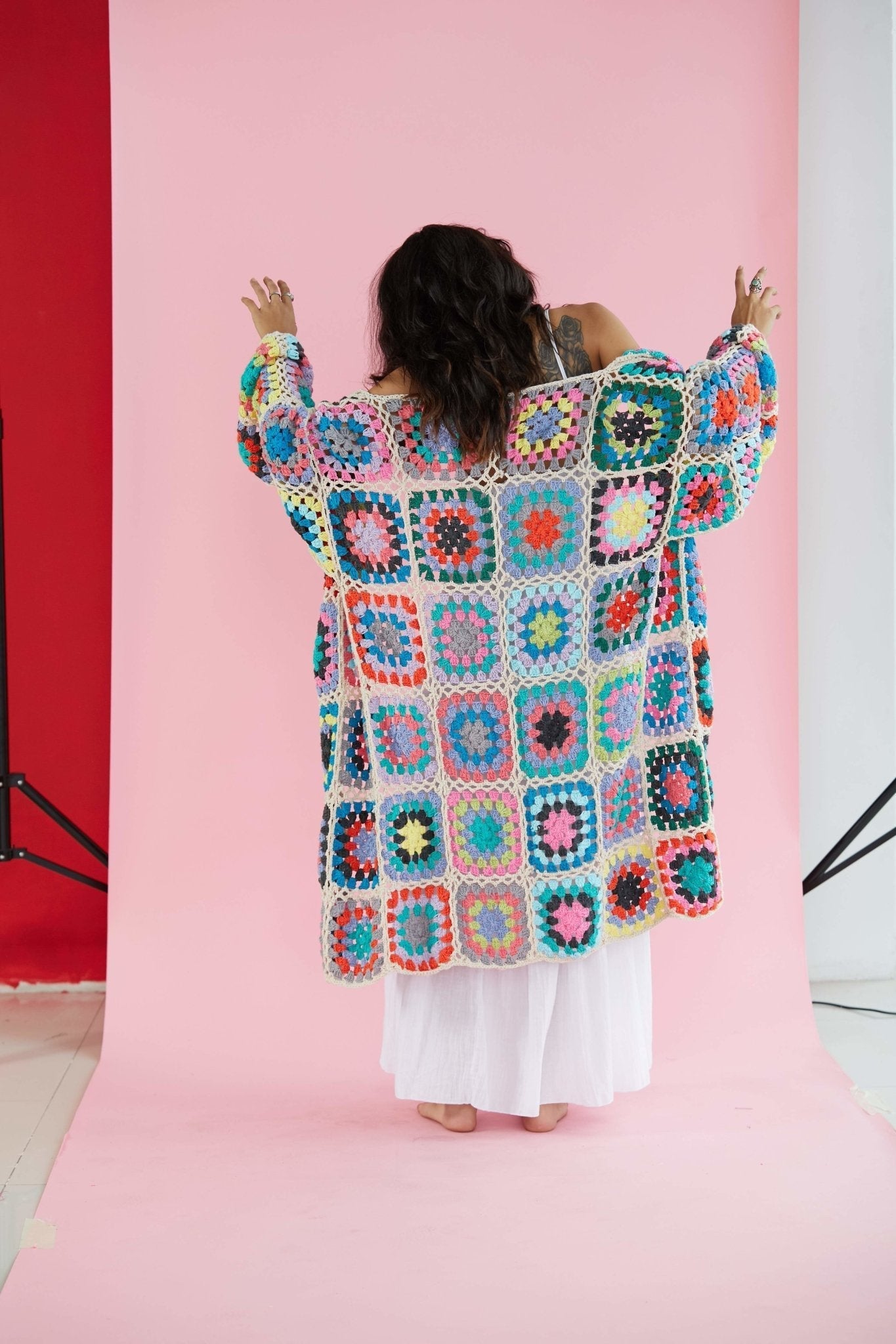 CROCHET CARDIGAN JACKET KOUMALY - BANGKOK TAILOR CLOTHING STORE - HANDMADE CLOTHING