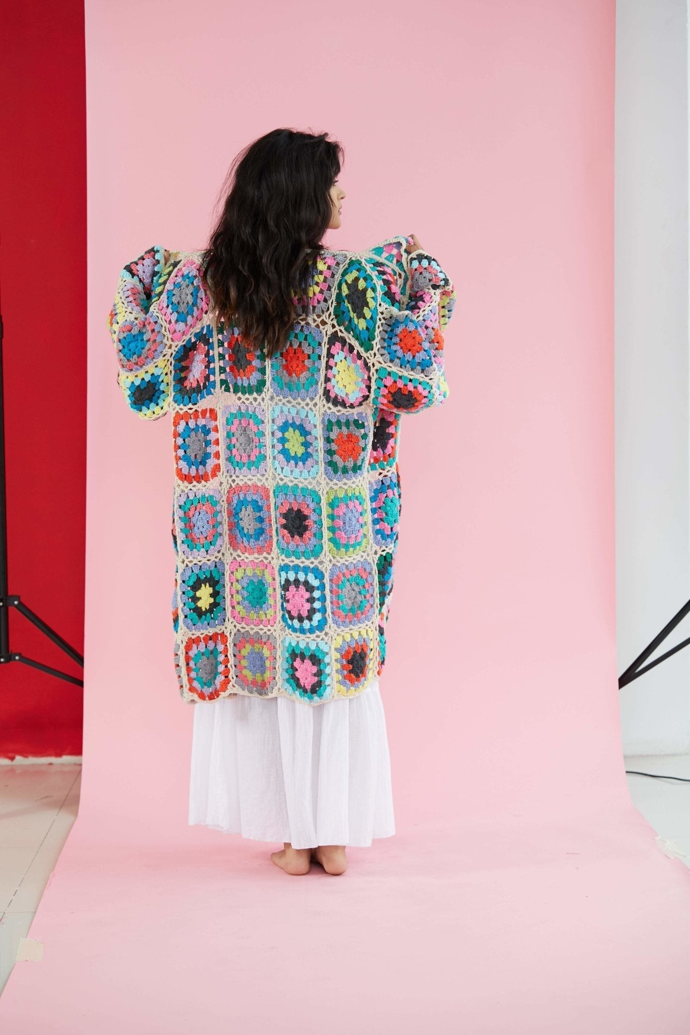 CROCHET CARDIGAN JACKET KOUMALY - BANGKOK TAILOR CLOTHING STORE - HANDMADE CLOTHING